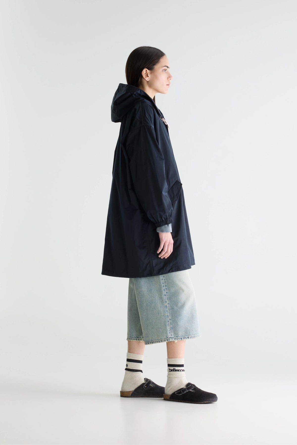 Laos dark blue hooded parka (242 / W / NAVY)