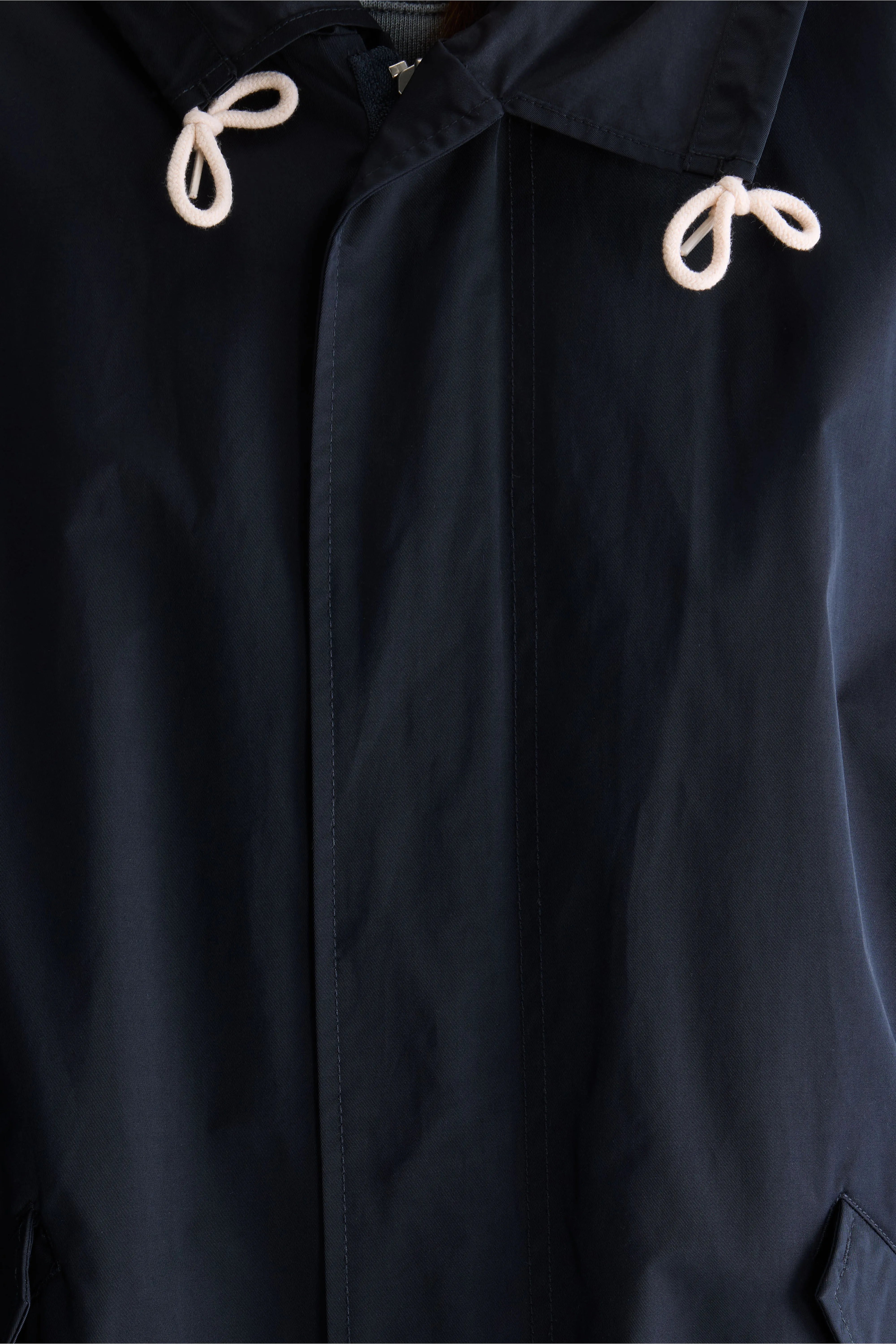Parka à capuche bleu marine Laos (242 / W / NAVY)