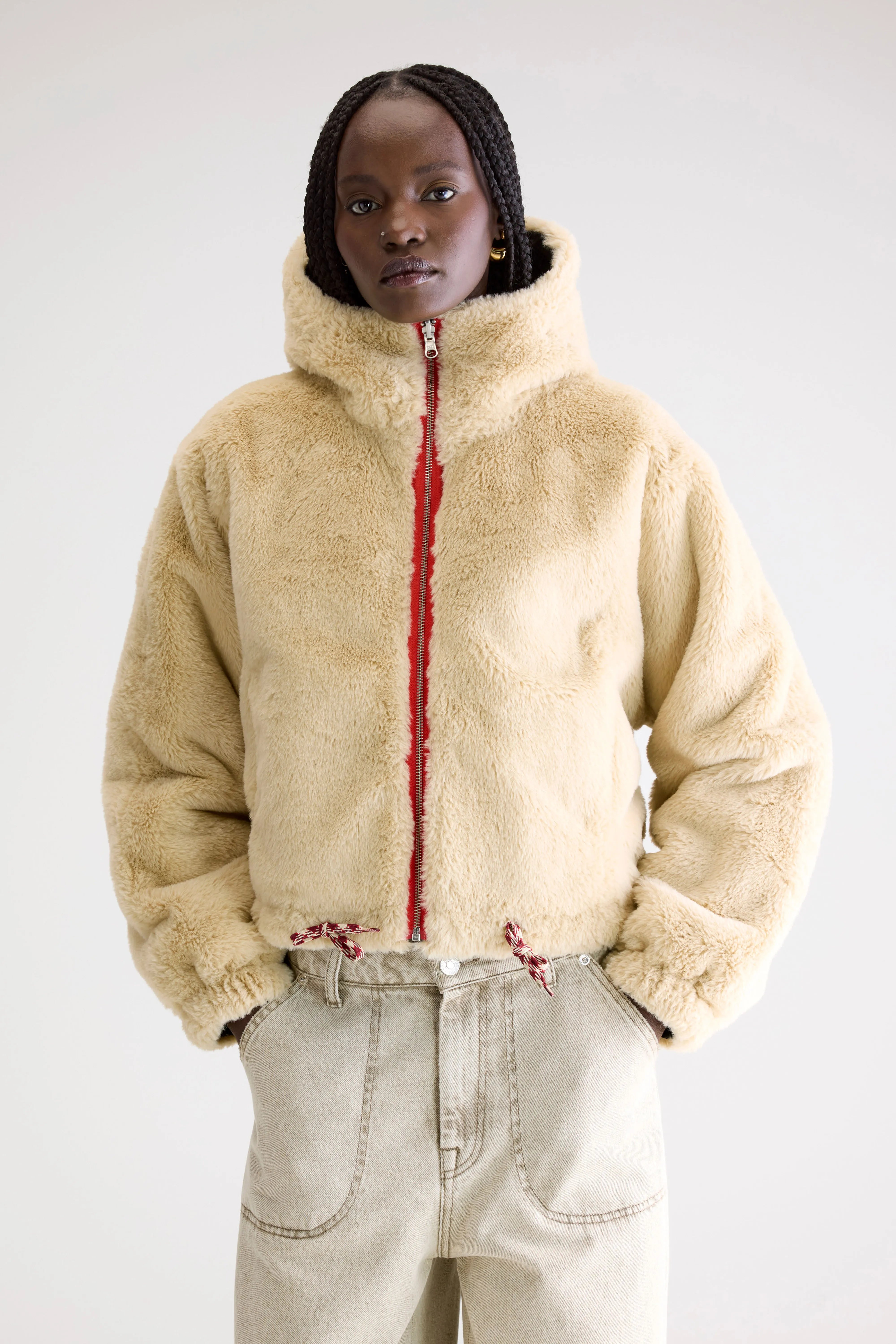 Loud Hooded Jacket - Pirate For Women | Bellerose