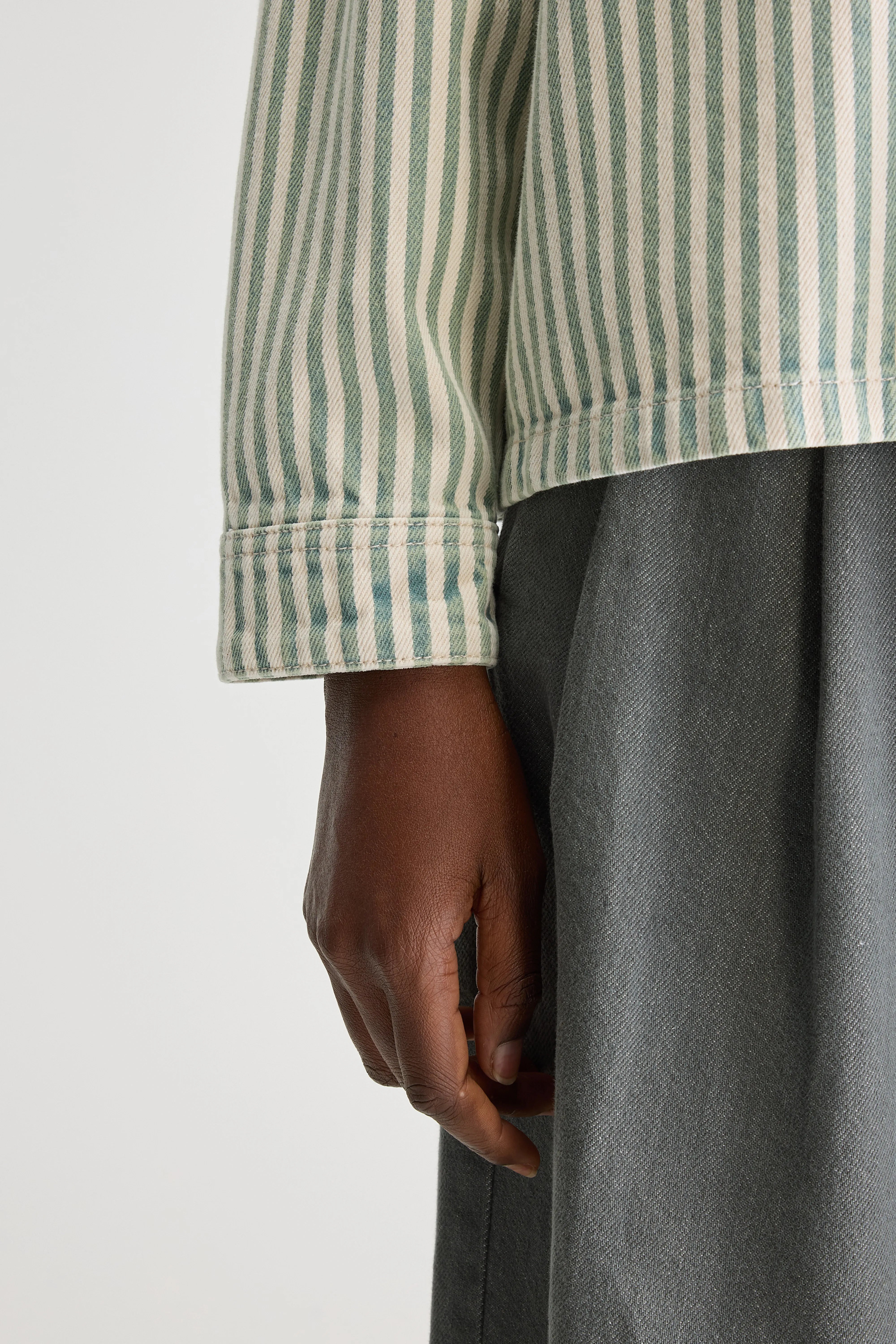 Parrish striped overshirt (251 / W / STRIPE A)