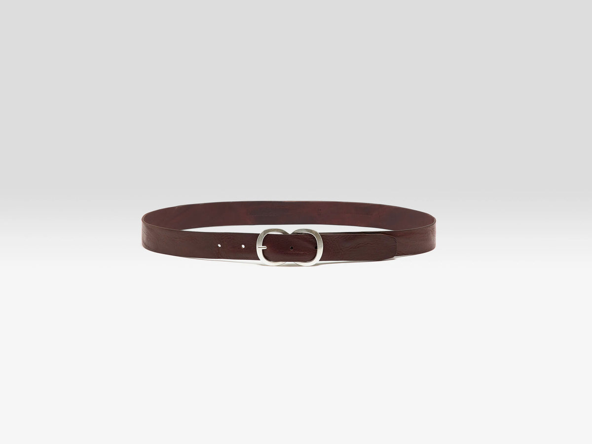 Ceinture en cuir marron Sabas (251 / W / BROWN)