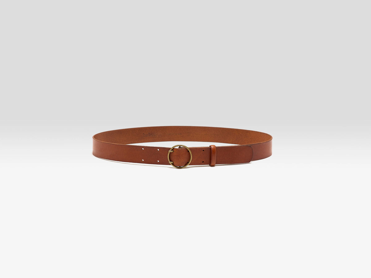 Selya cognac leather belt (251 / W / COGNAC)