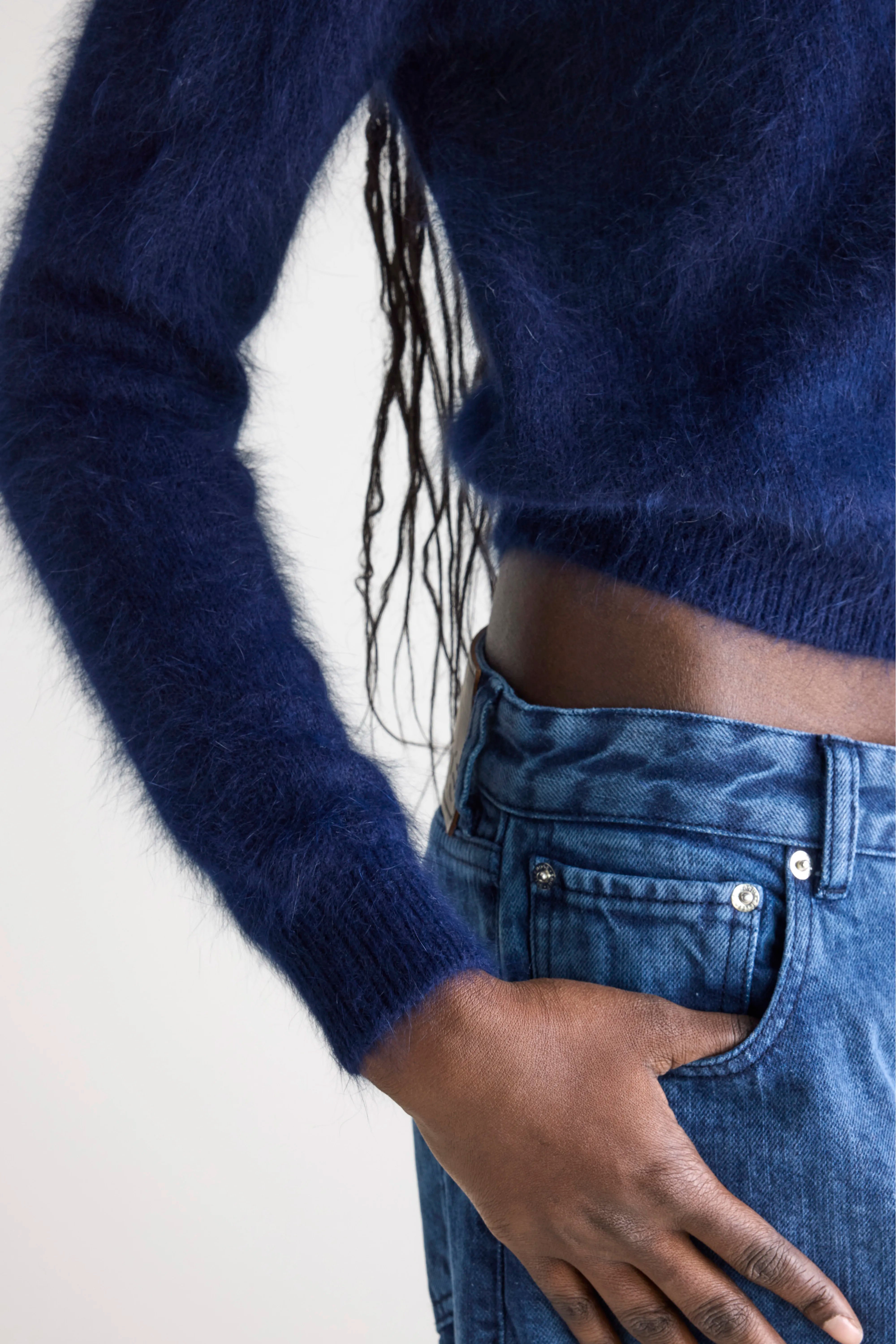 Datti blauwe trui van angoramix (242 / W / NAVY)