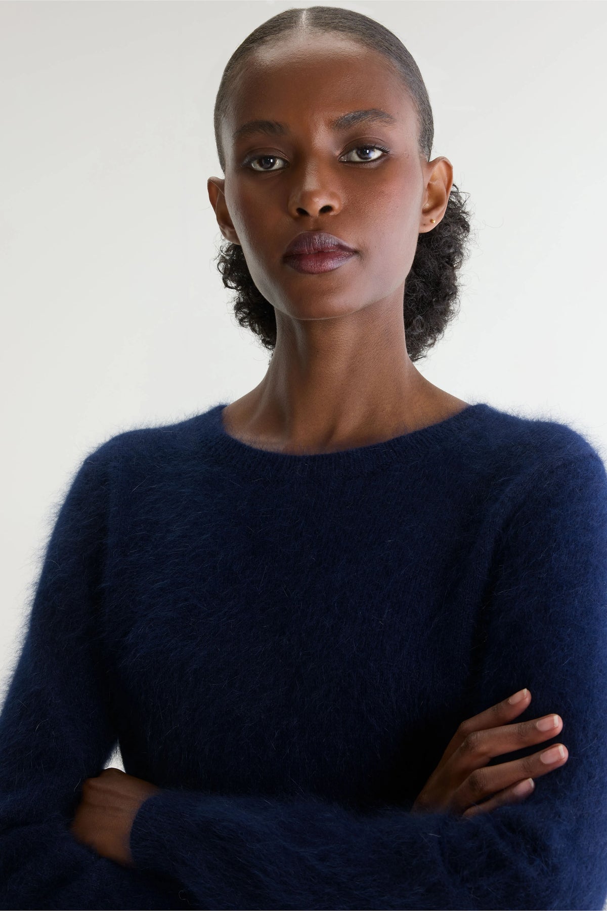 Pull en angora Datti (242 / W / NAVY)