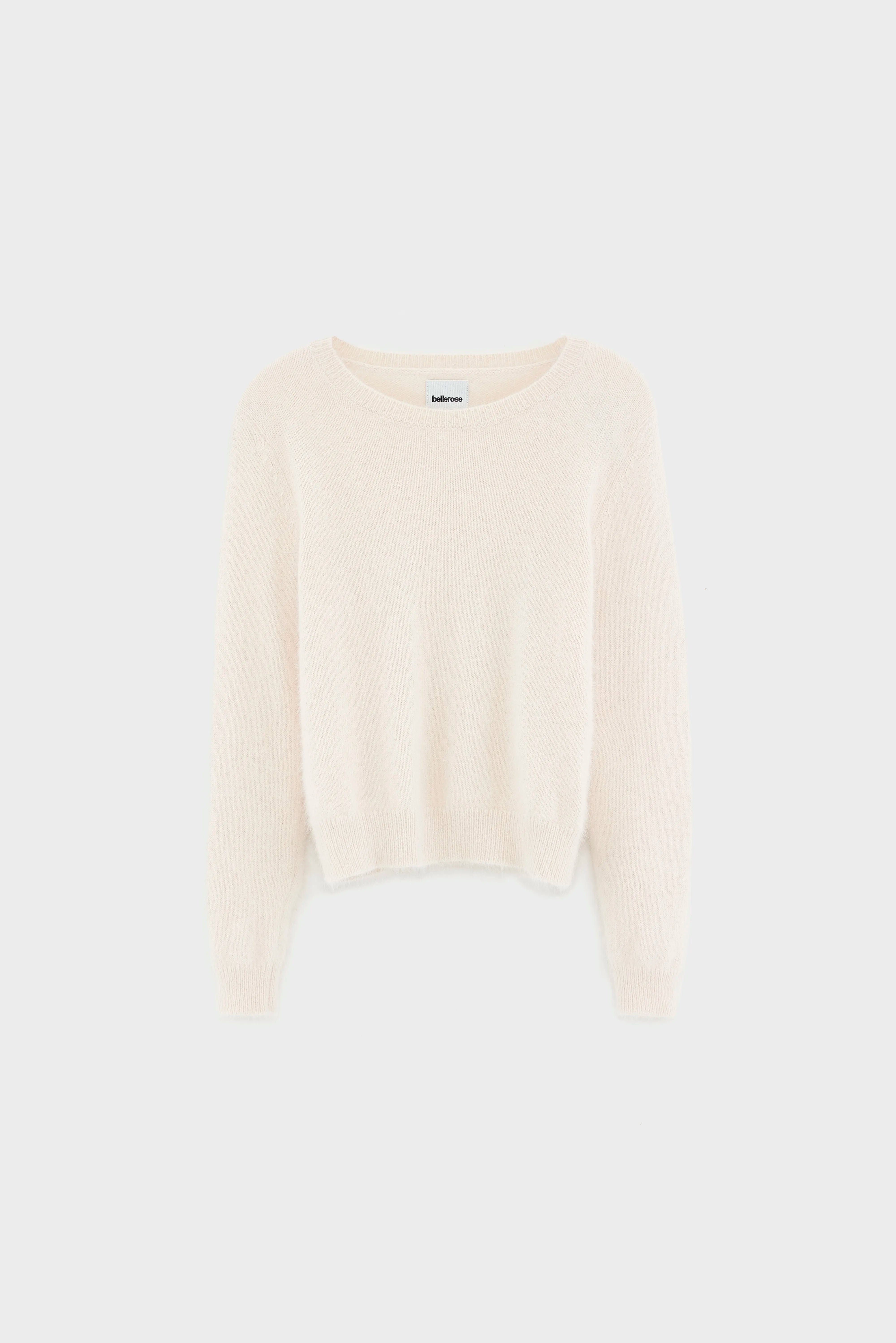 Datti angora-blend ecru sweater (242 / W / PARCHEMIN)