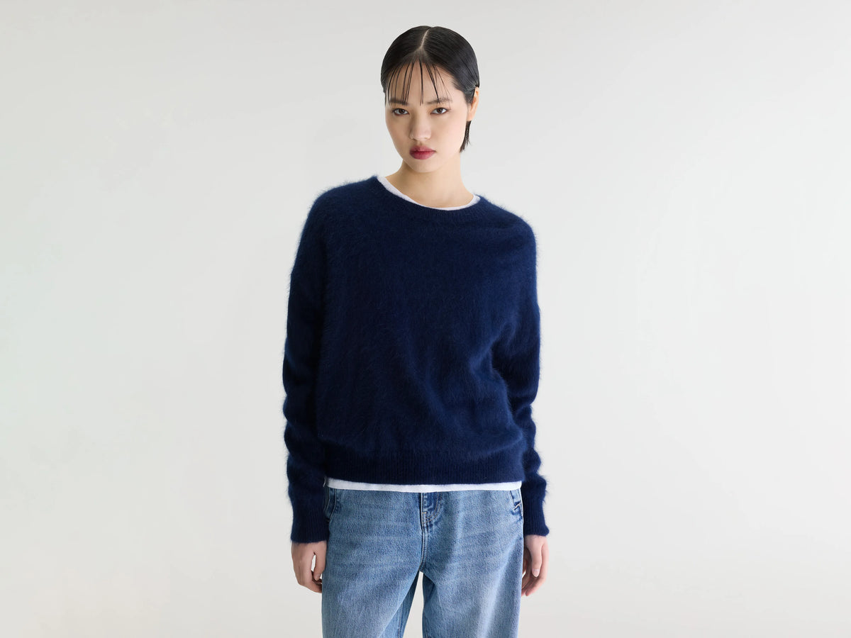 Datus angoramix trui (252 / W / NAVY)
