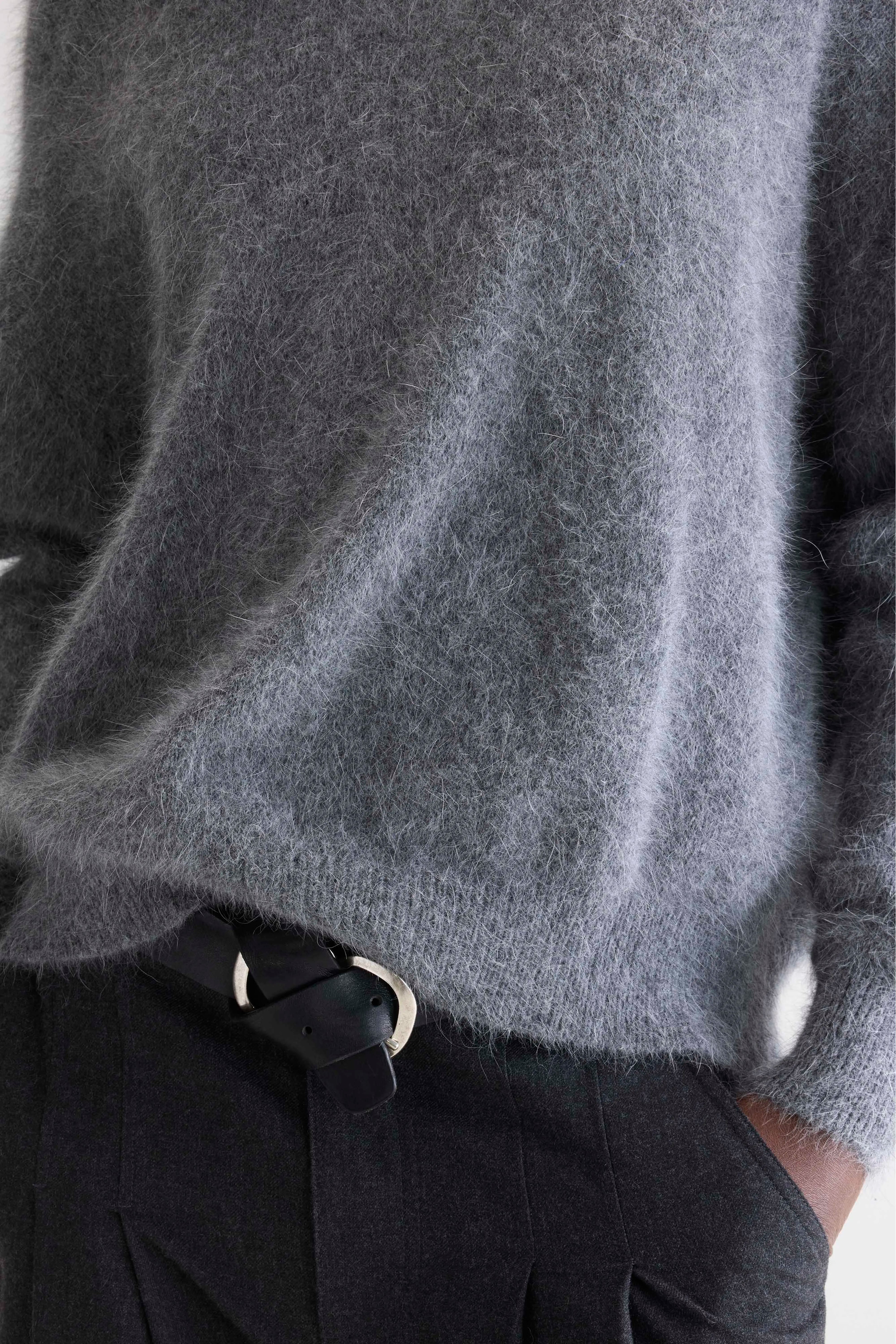 Pull en angora Datus (252 / W / MID GREY)
