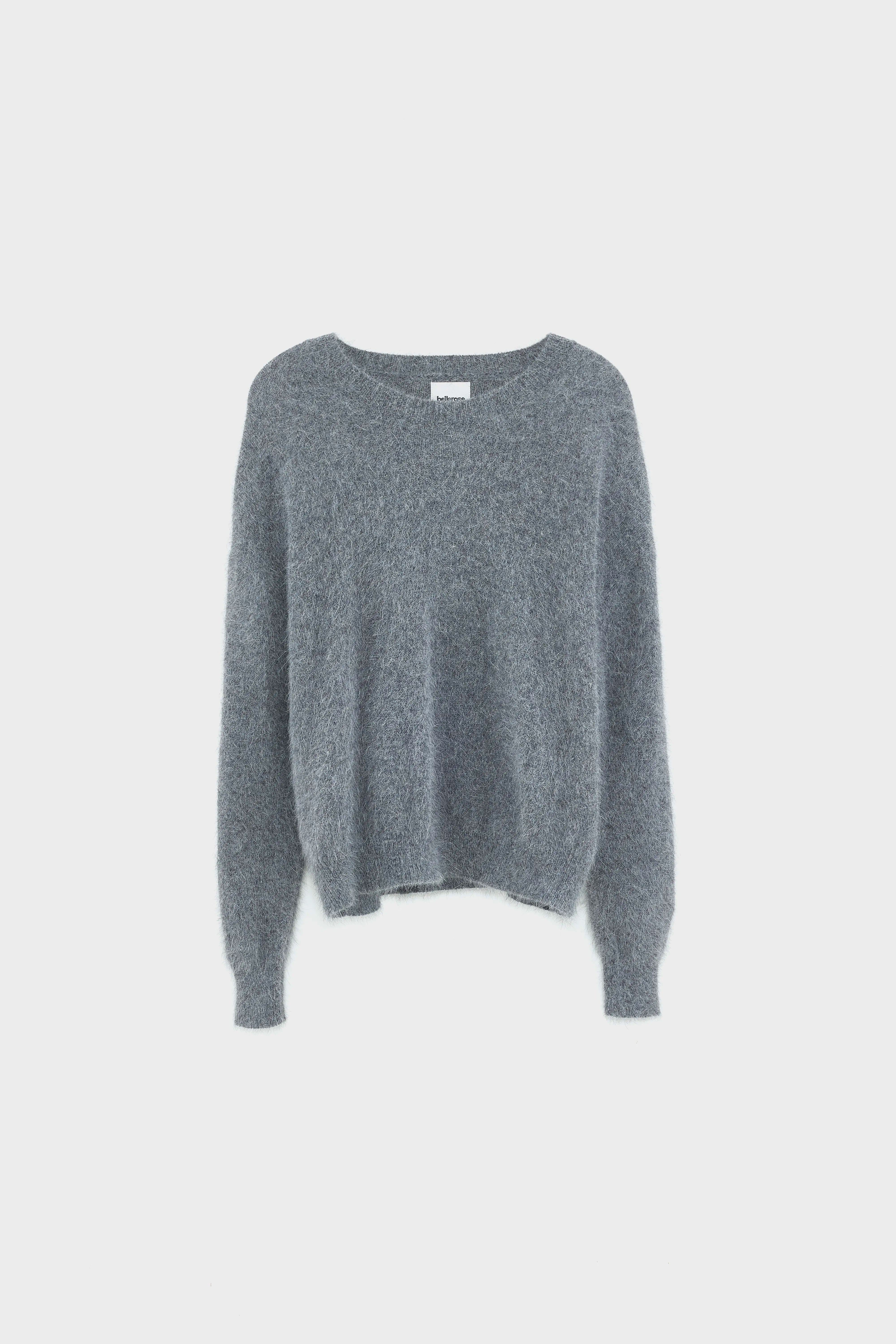 Pull en angora Datus (252 / W / MID GREY)