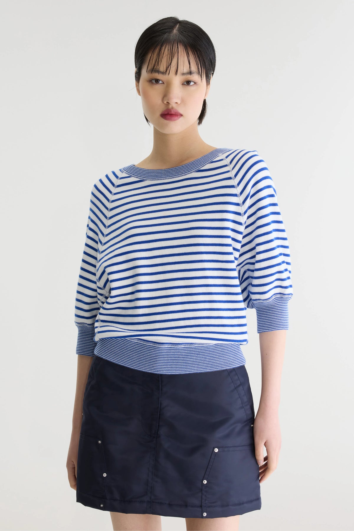 Anglet trui met ronde hals (252 / W / STRIPE A)