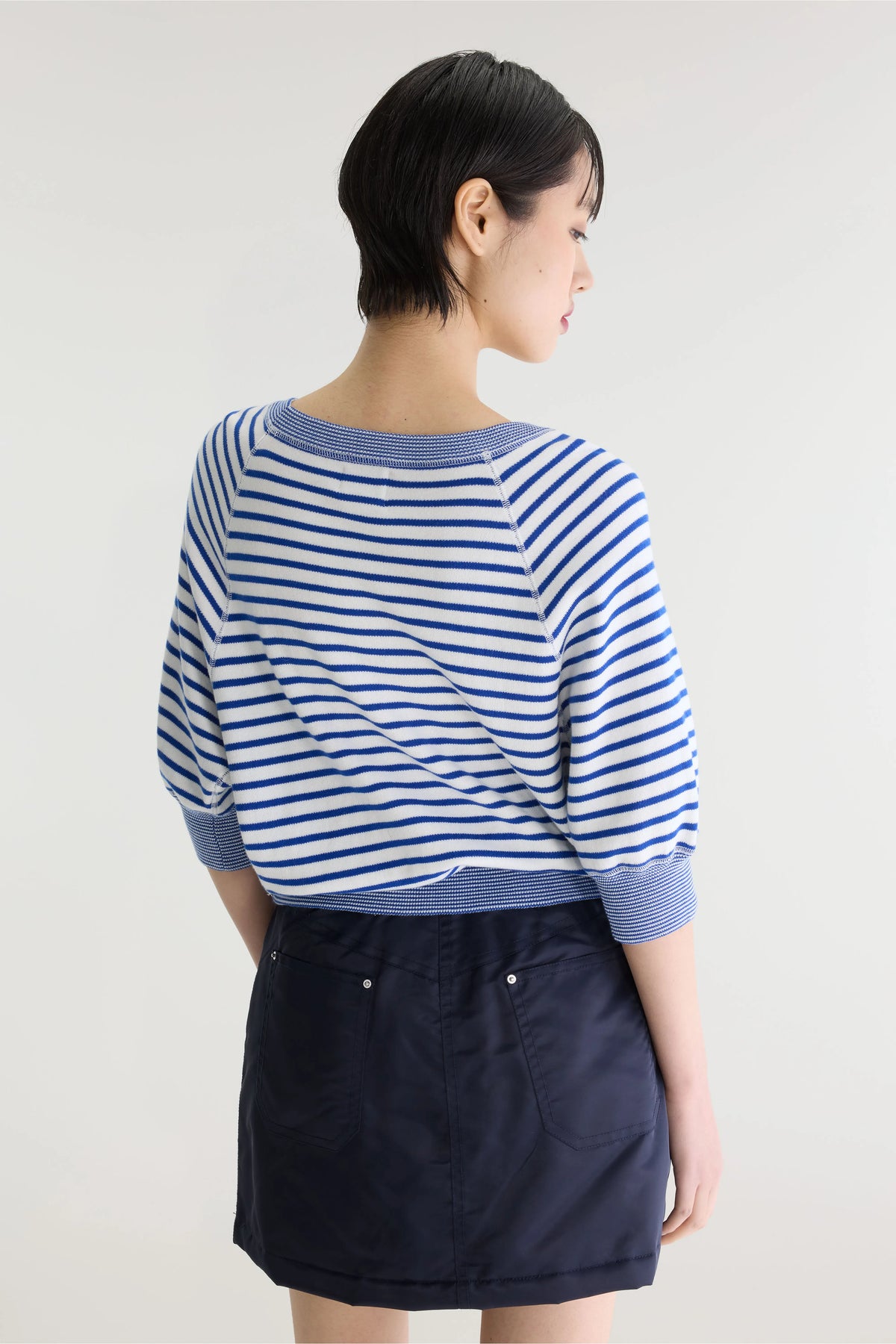 Anglet trui met ronde hals (252 / W / STRIPE A)