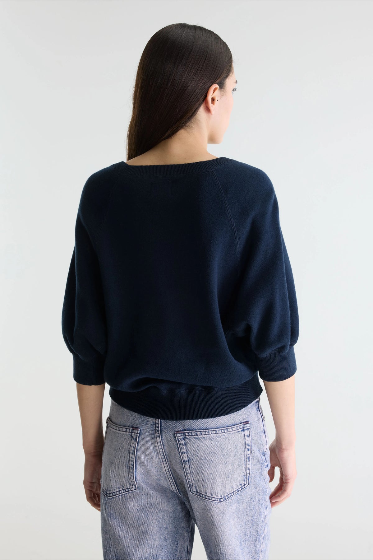 Anglet Rundhalspullover (242 / W / NAVY)