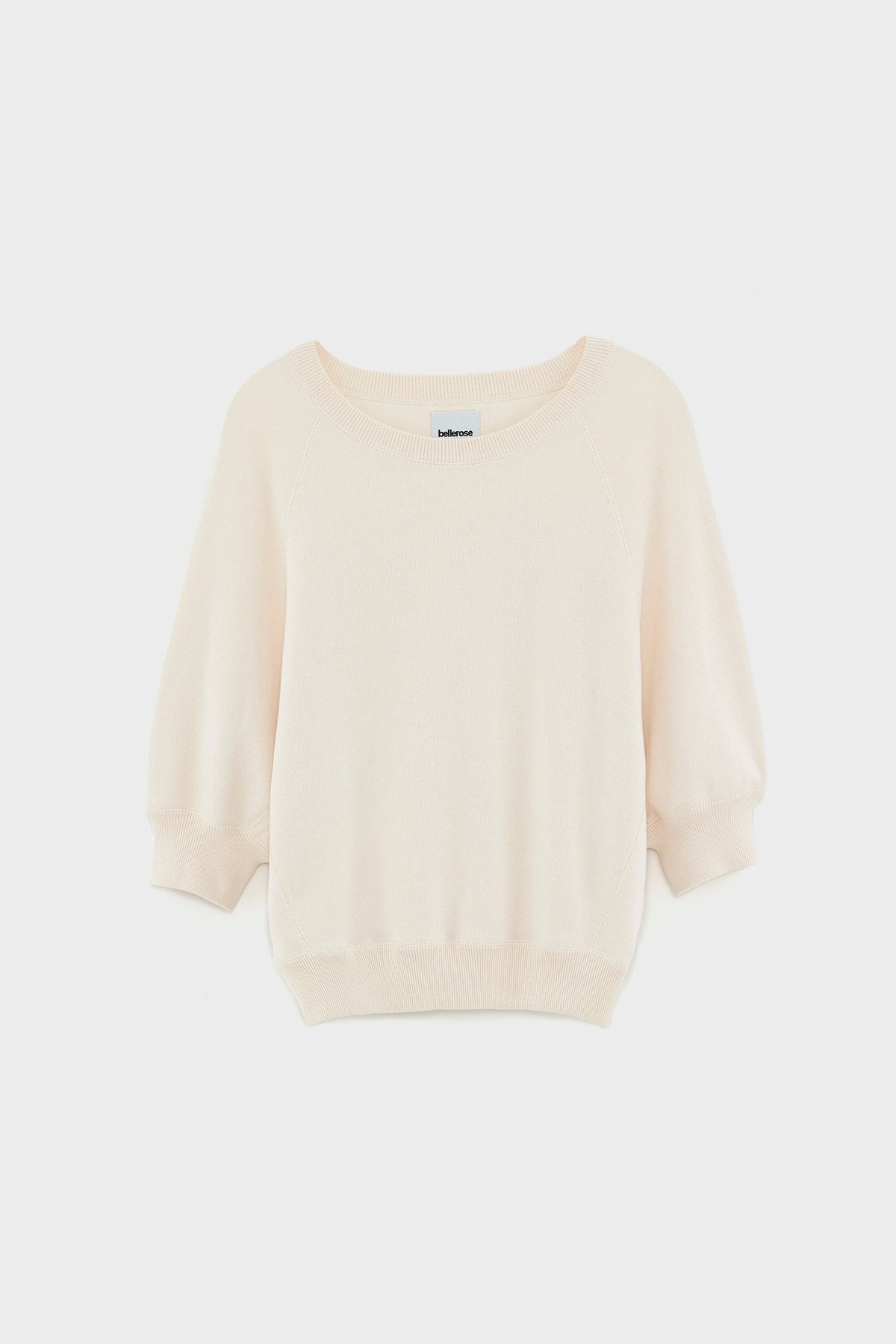 Anglet crewneck ecru sweater (242 / W / MILKY WAY)