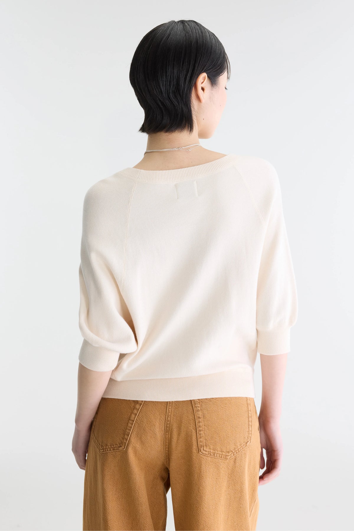 Anglet crewneck sweater (242 / W / MILKY WAY)