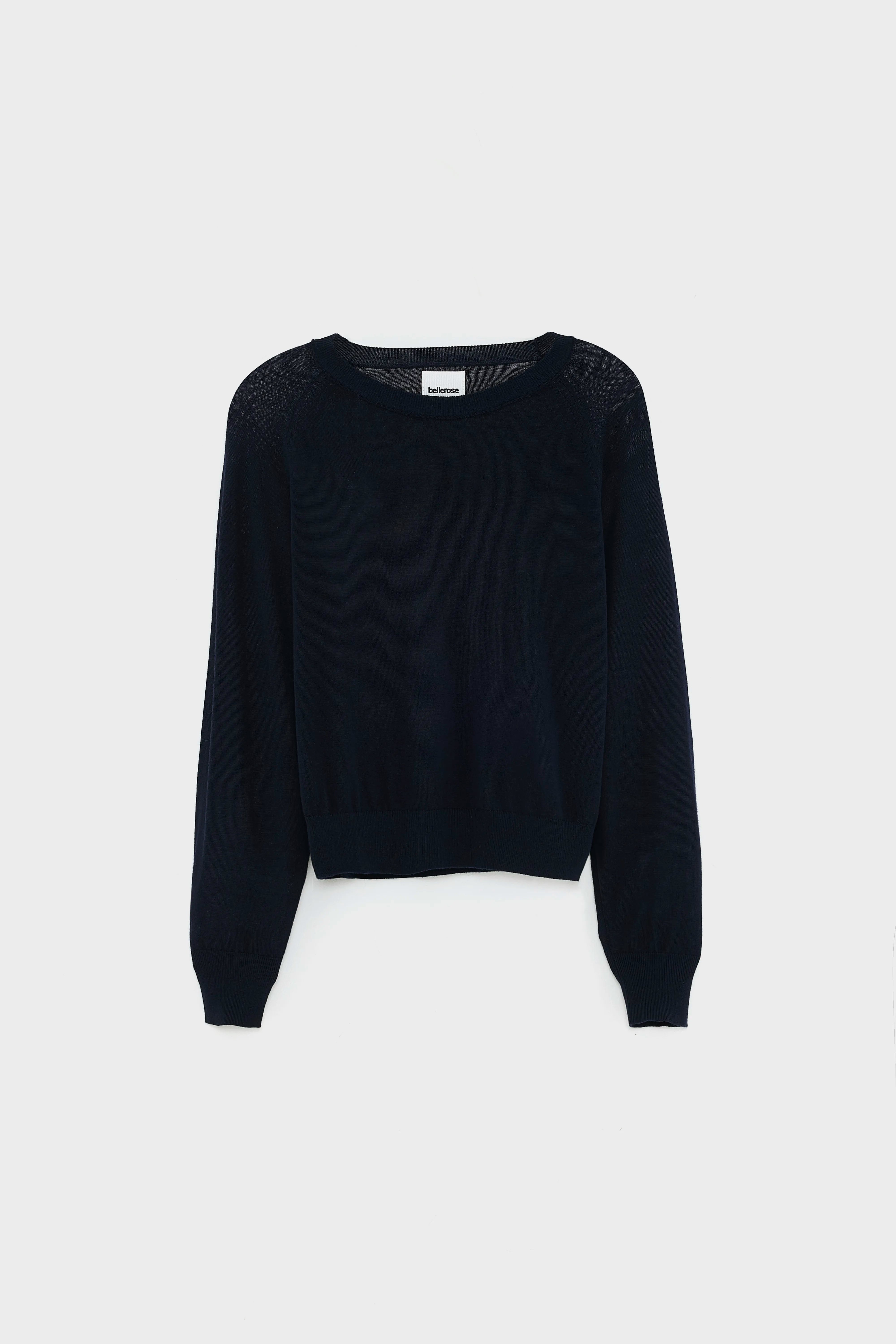 Delen classic crewneck sweater (252 / W / NAVY)
