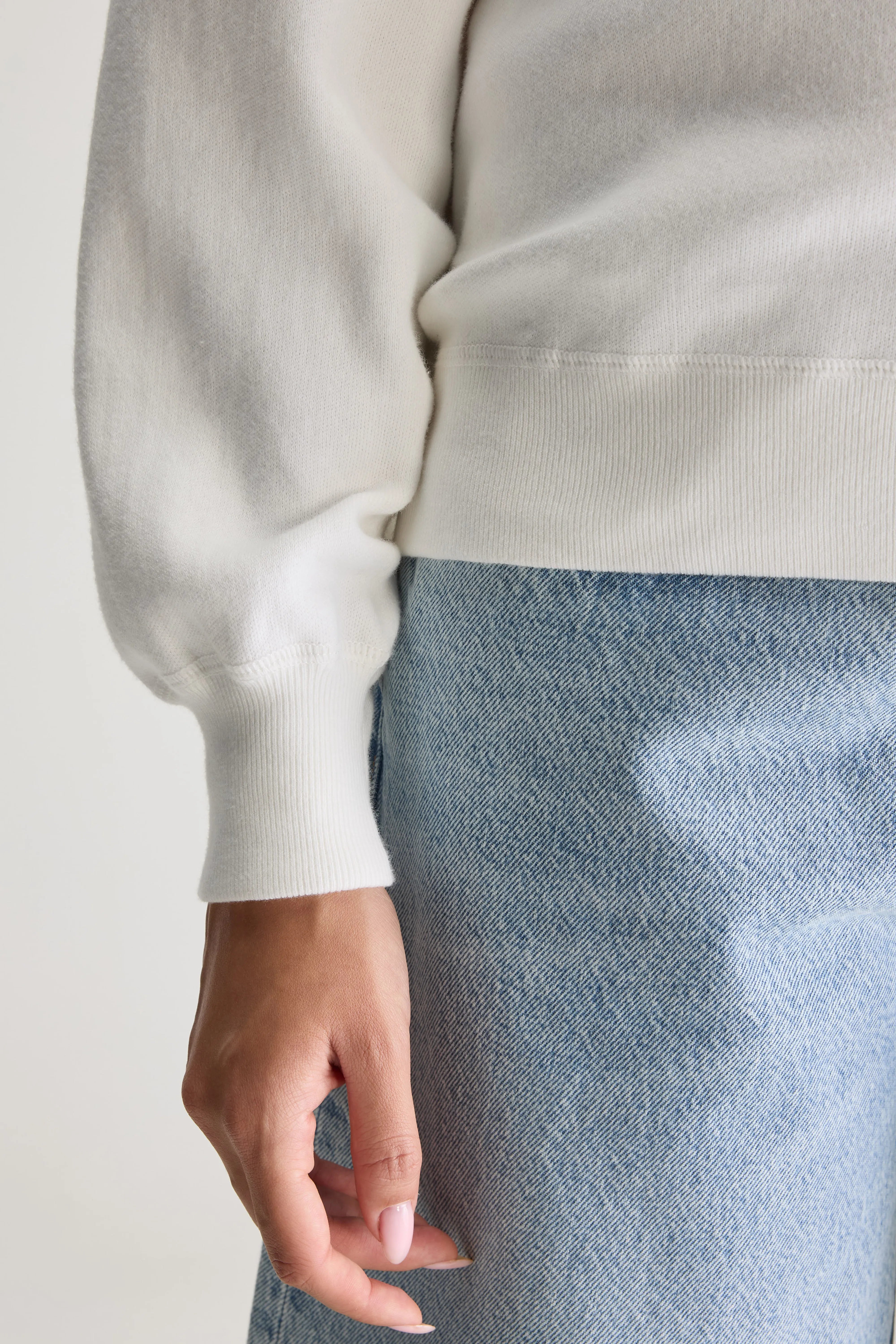 Angvel trui met polohals (251 / W / VINTAGE WHITE)