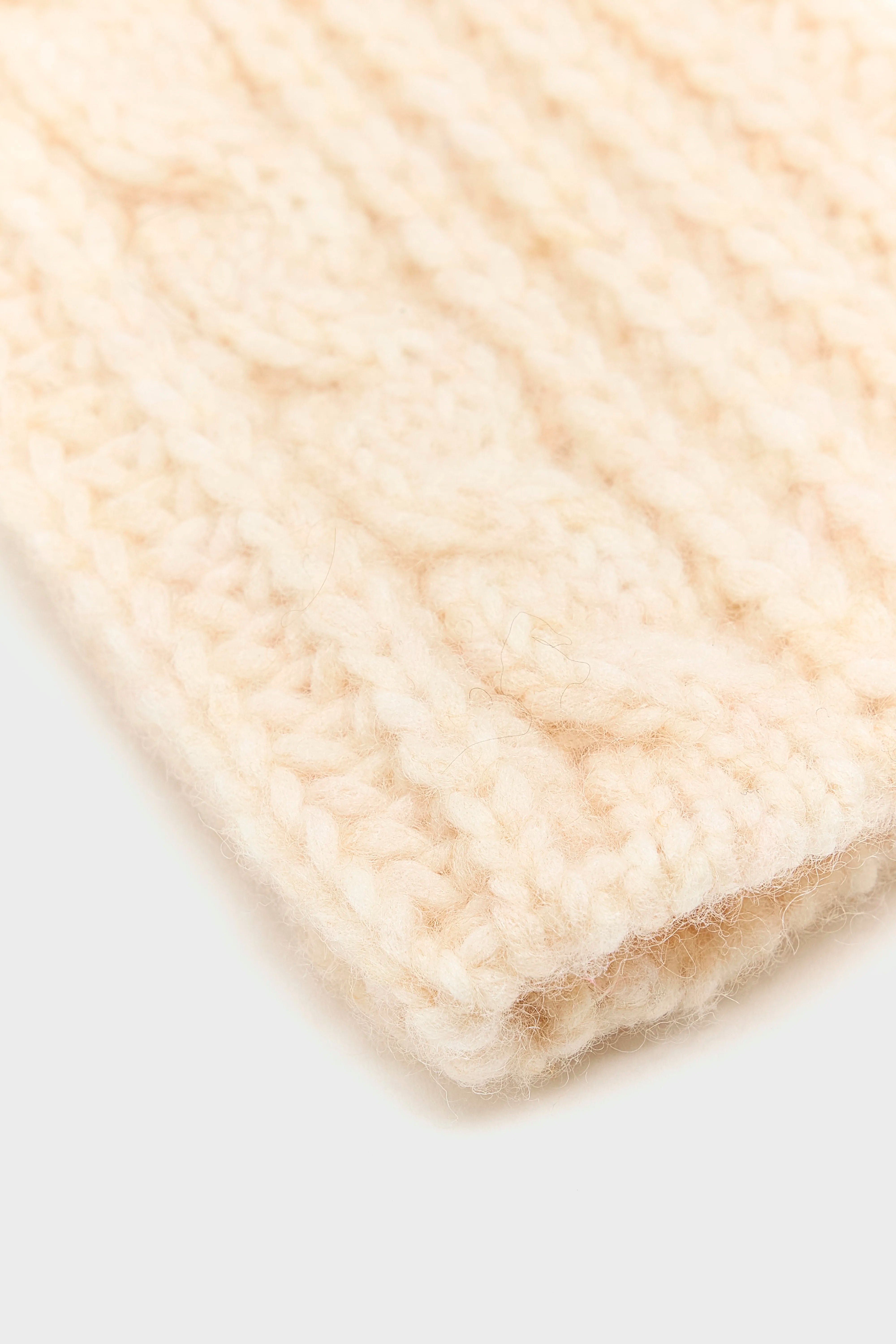 Dicaim knitted mittens (252 / W / IVORY)