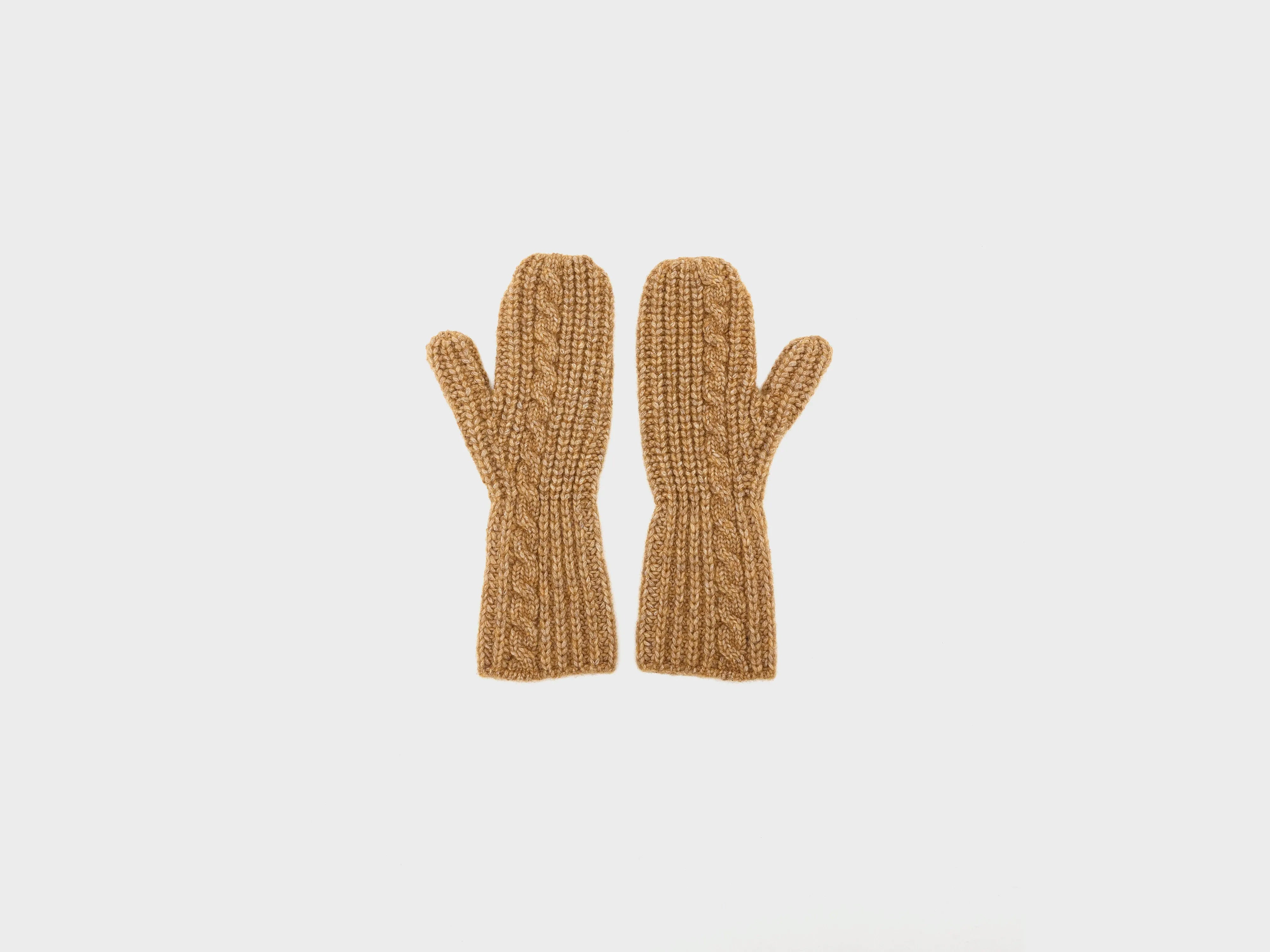 Dicaim knitted mittens (252 / W / BISCUIT)
