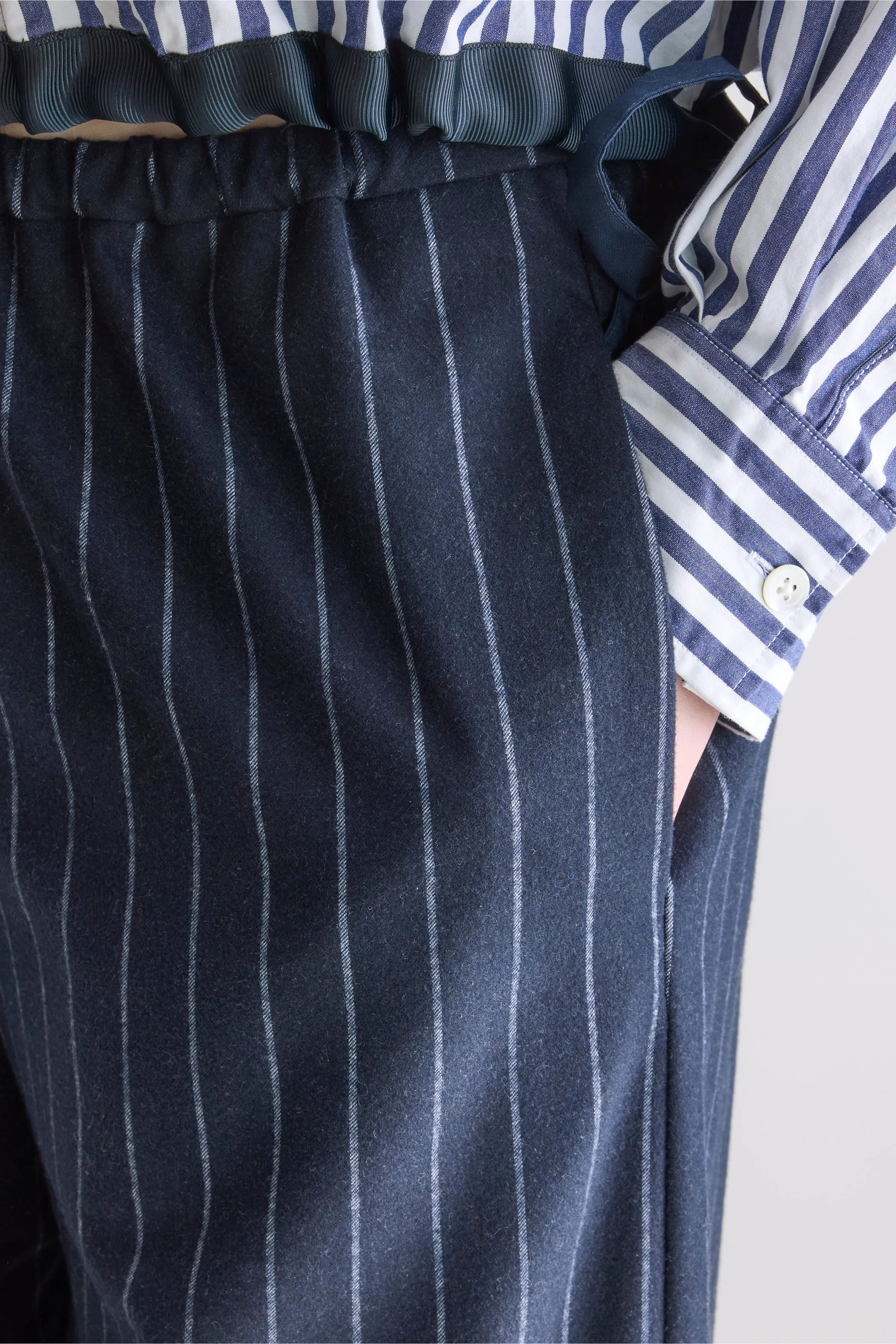 Sleepy relaxed pants (252 / W / STRIPE B)