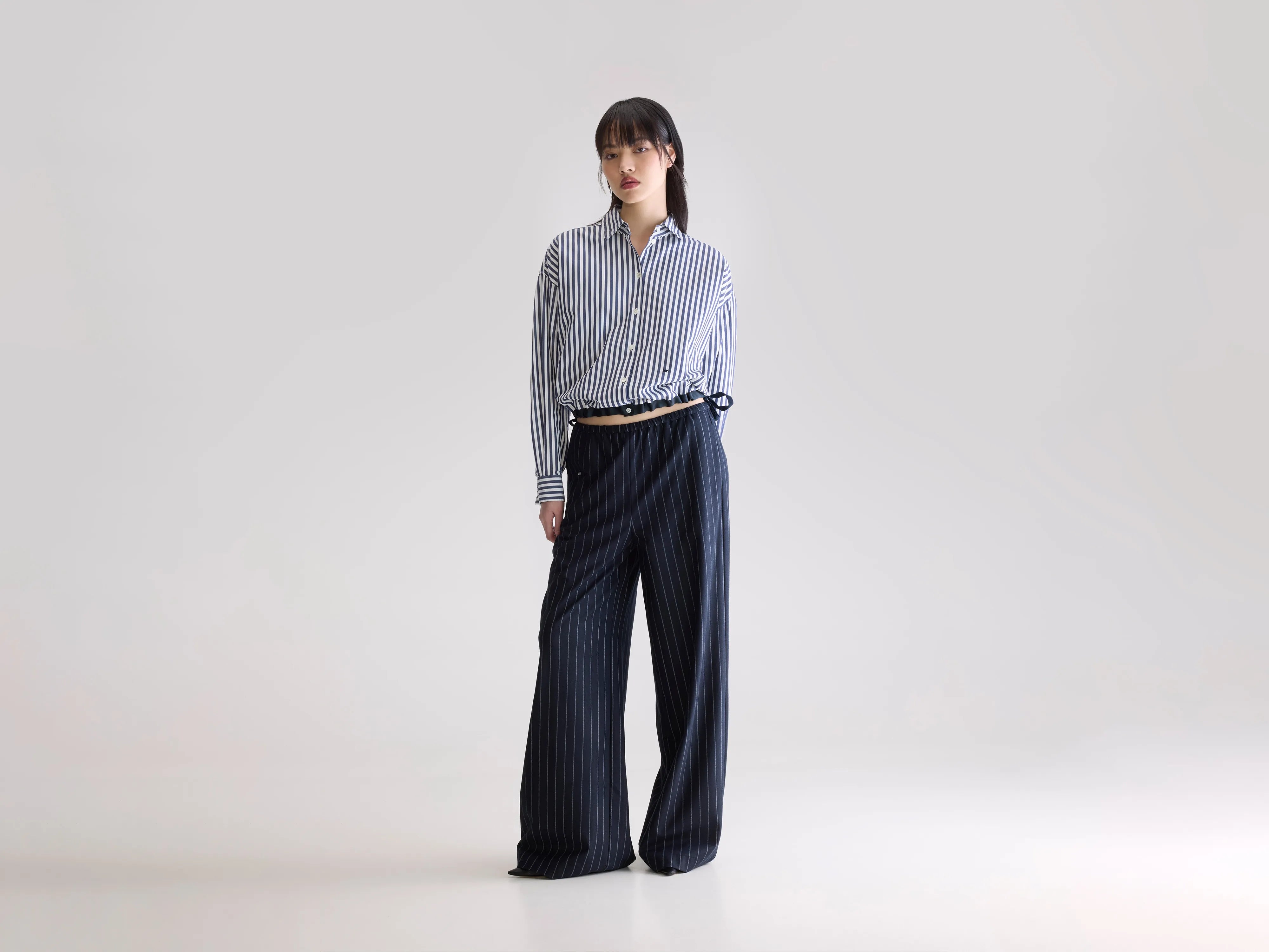 Sleepy relaxed pants (252 / W / STRIPE B)