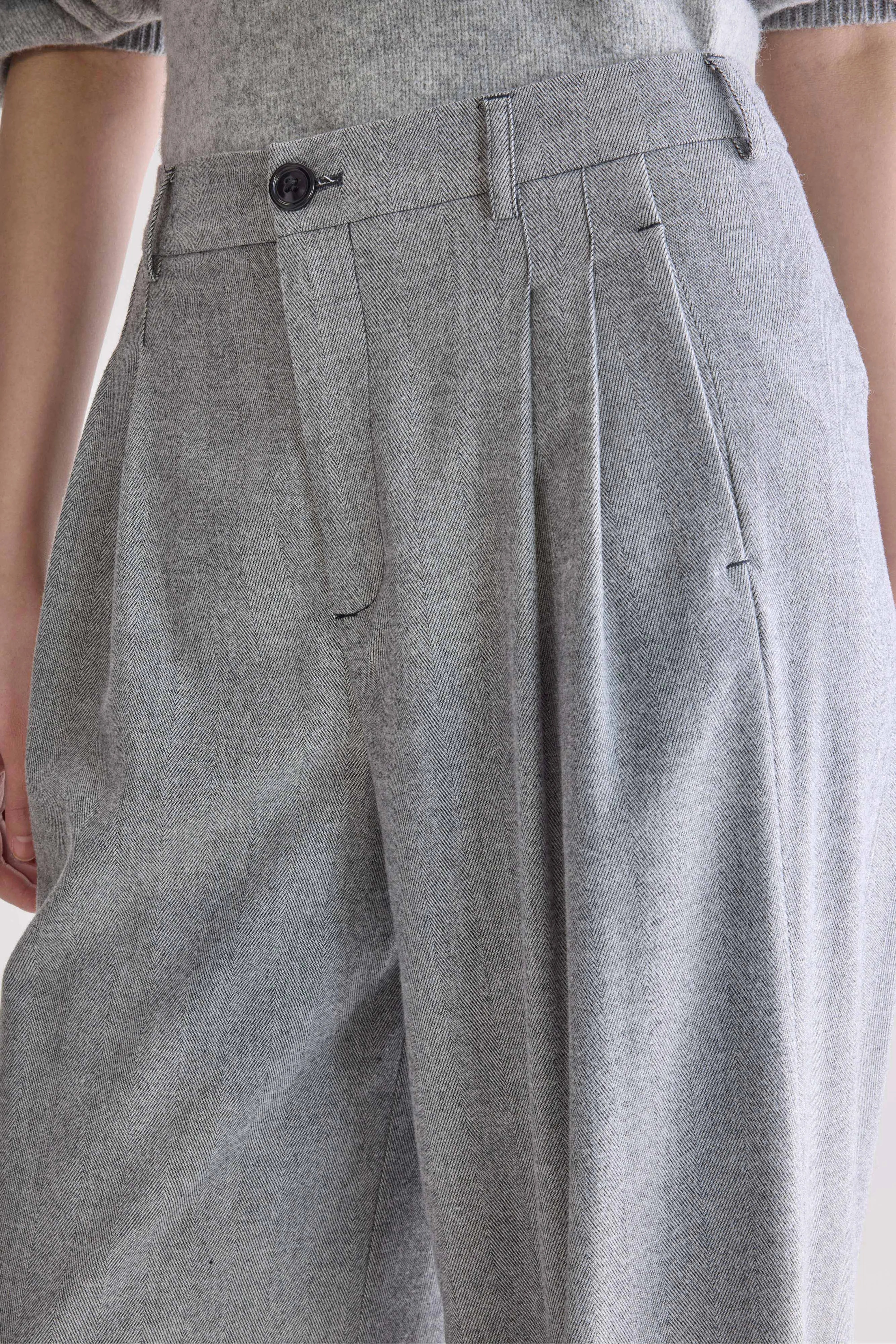 Pantalon de tailleur large Volkert (252 / W / MID GREY)