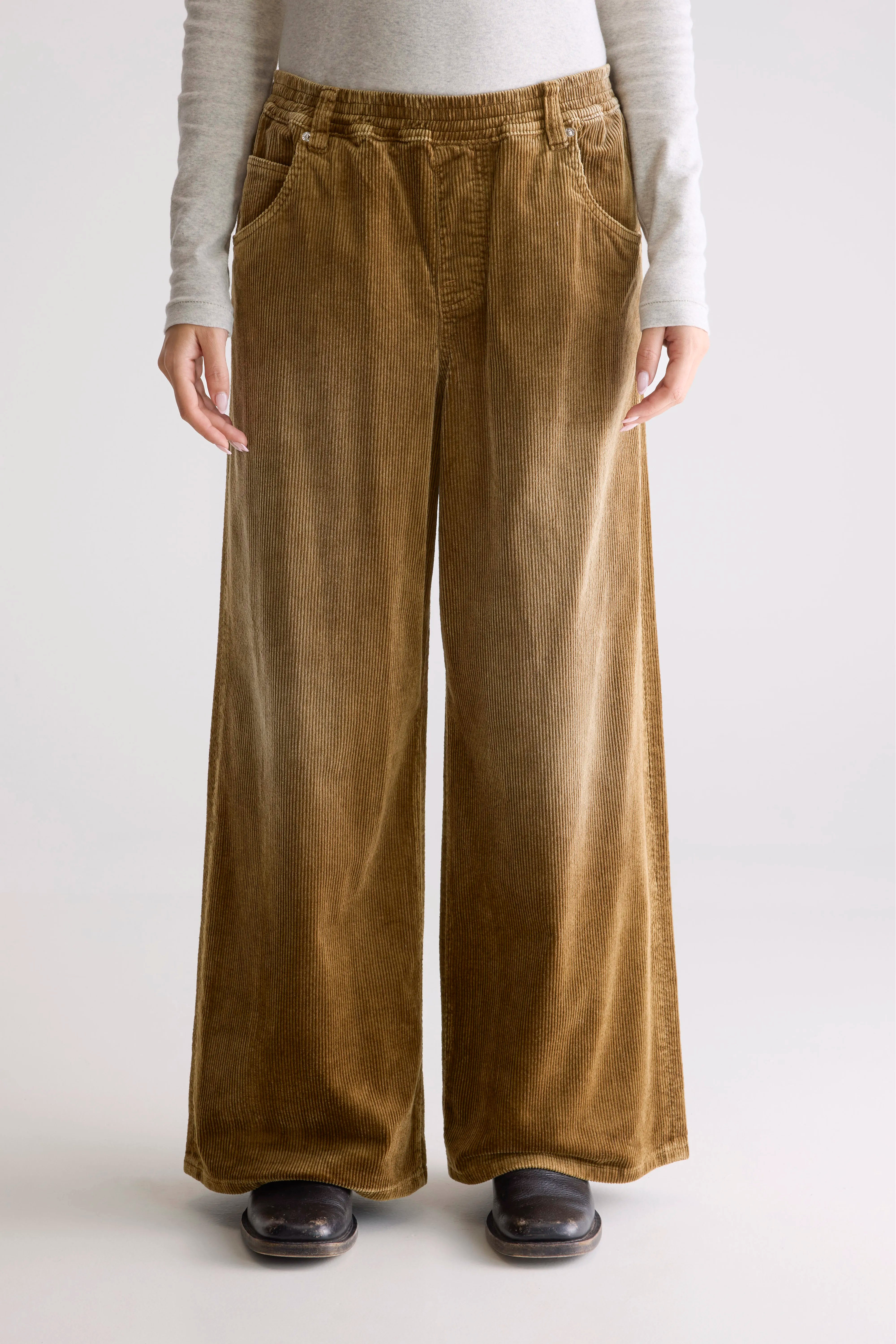 Galina wide trousers (252 / W / SOIL)