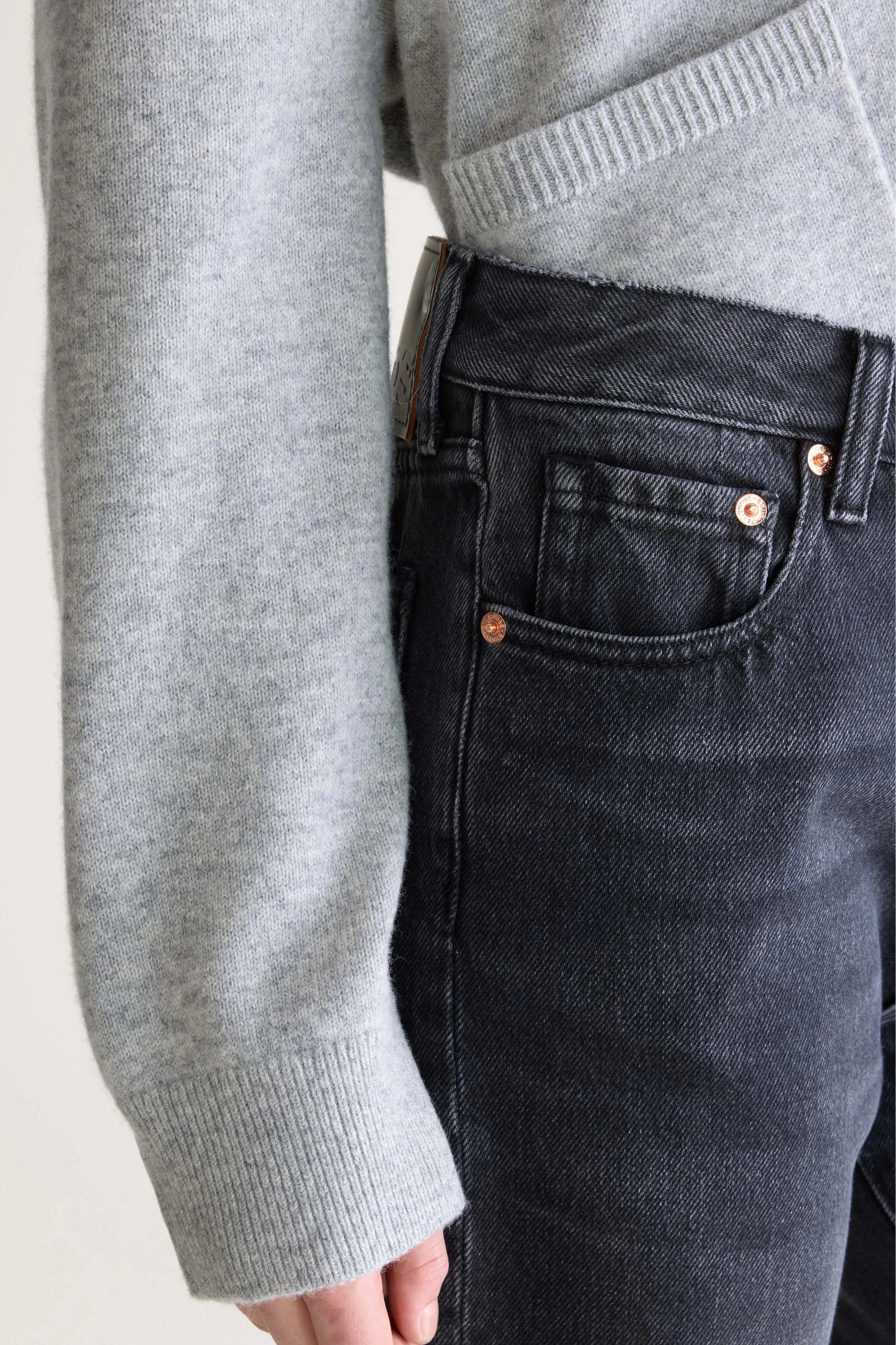 Denim N. 32 rechte jeans (252 / W / VINTAGE BLACK)