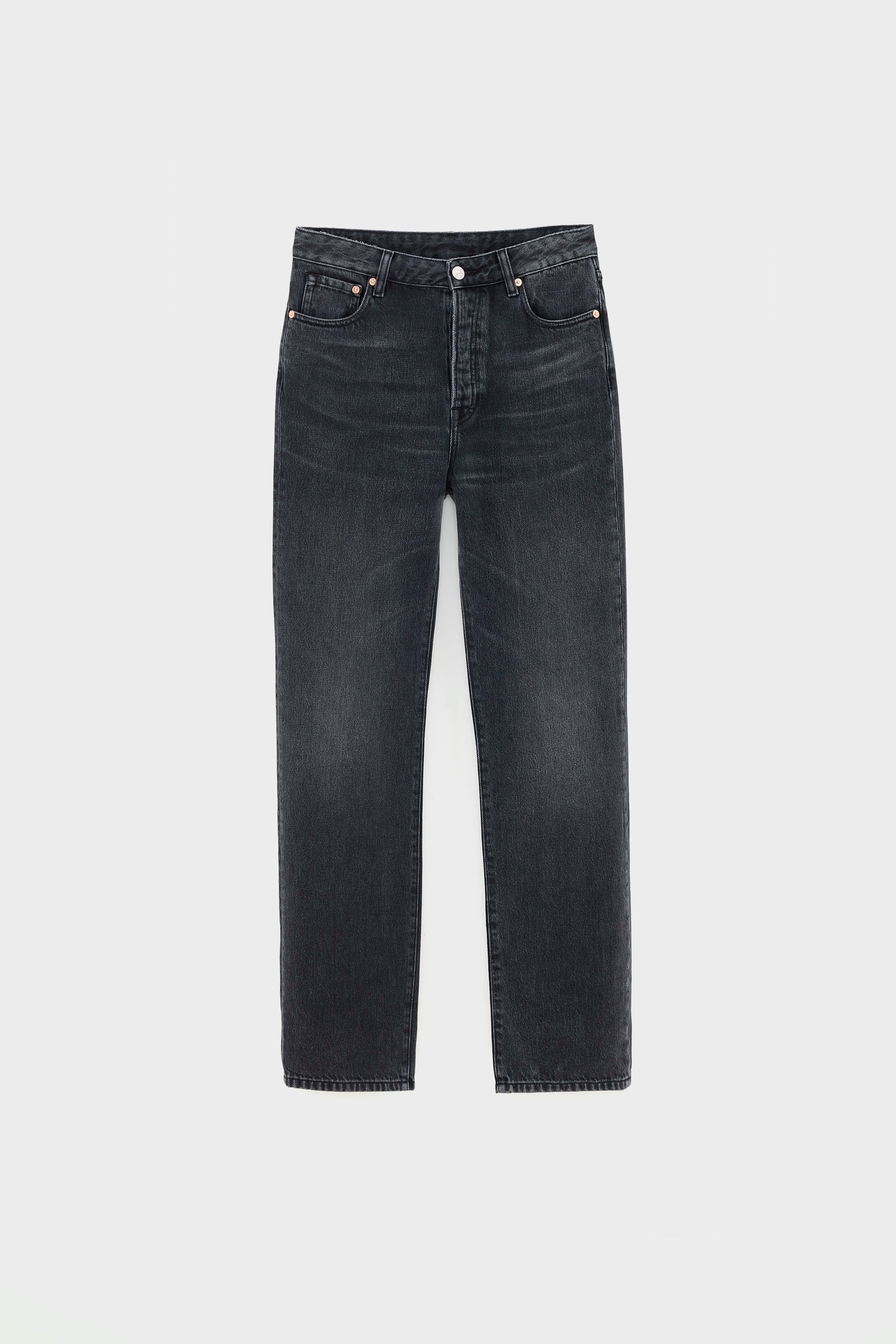 Denim N. 32 rechte jeans (252 / W / VINTAGE BLACK)