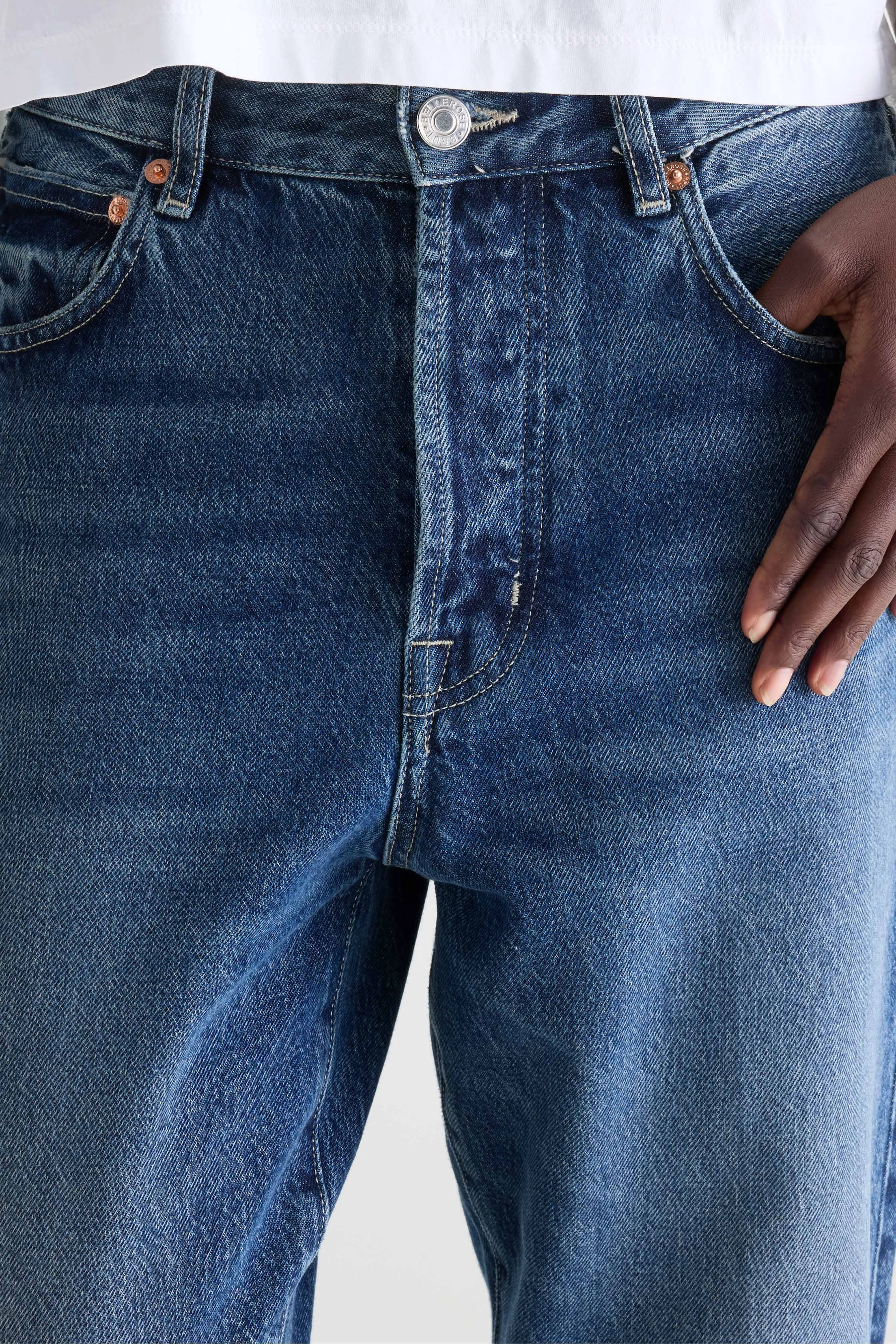 Denim N. 46 wijde jeans (252 / W / VINTAGE MD BLUE)