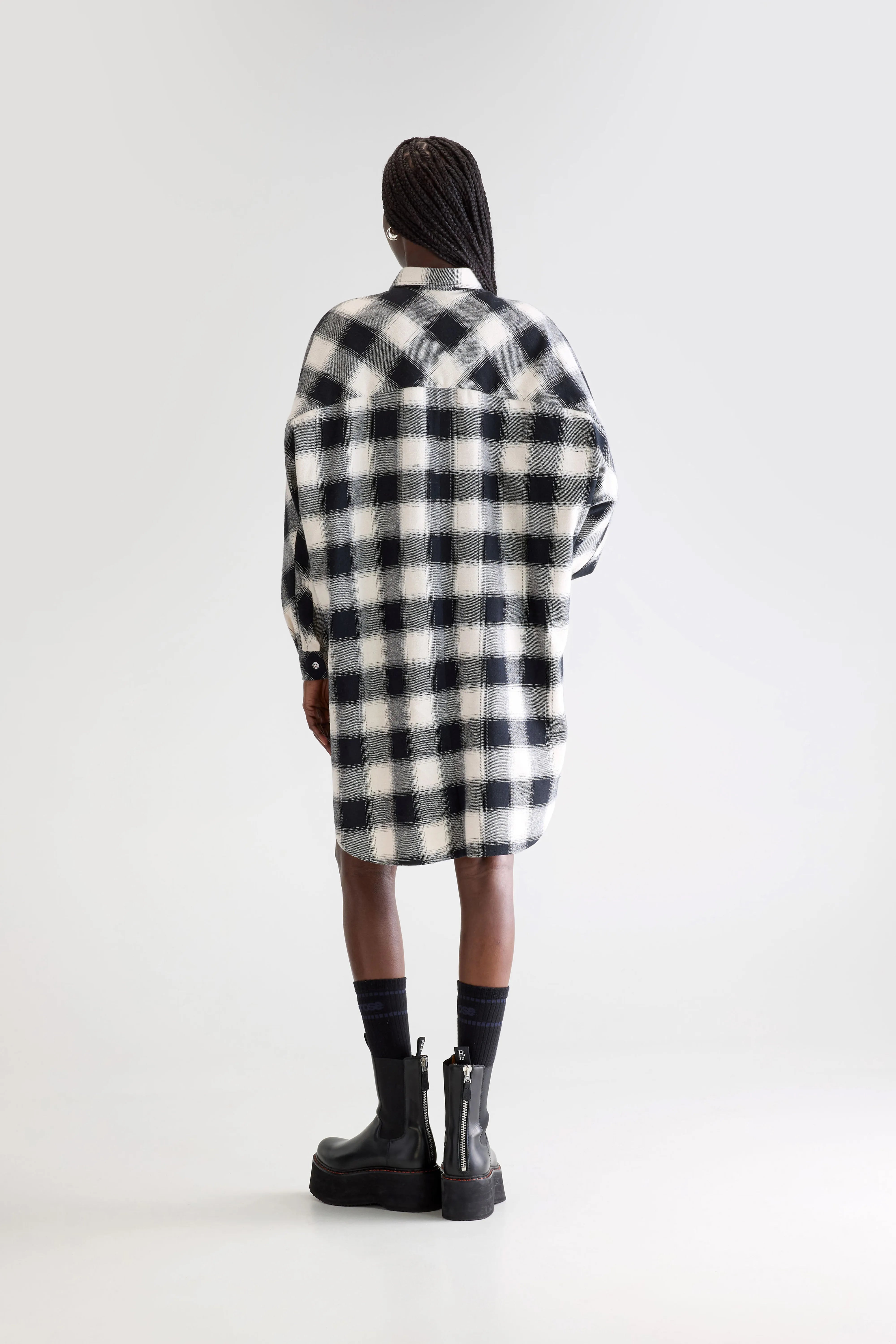 Janet shirt dress (252 / W / CHECK A)