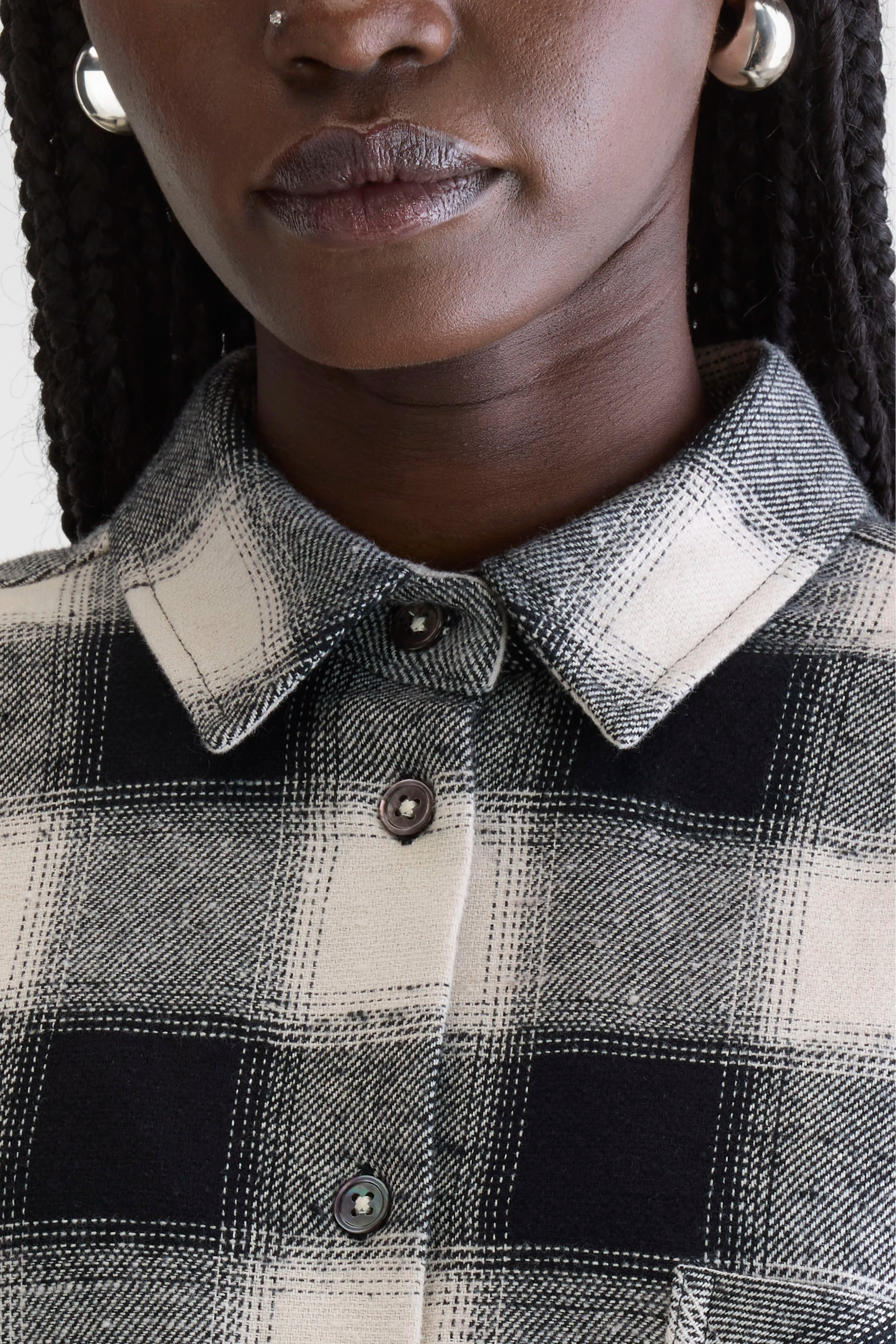 Janet shirt dress (252 / W / CHECK A)