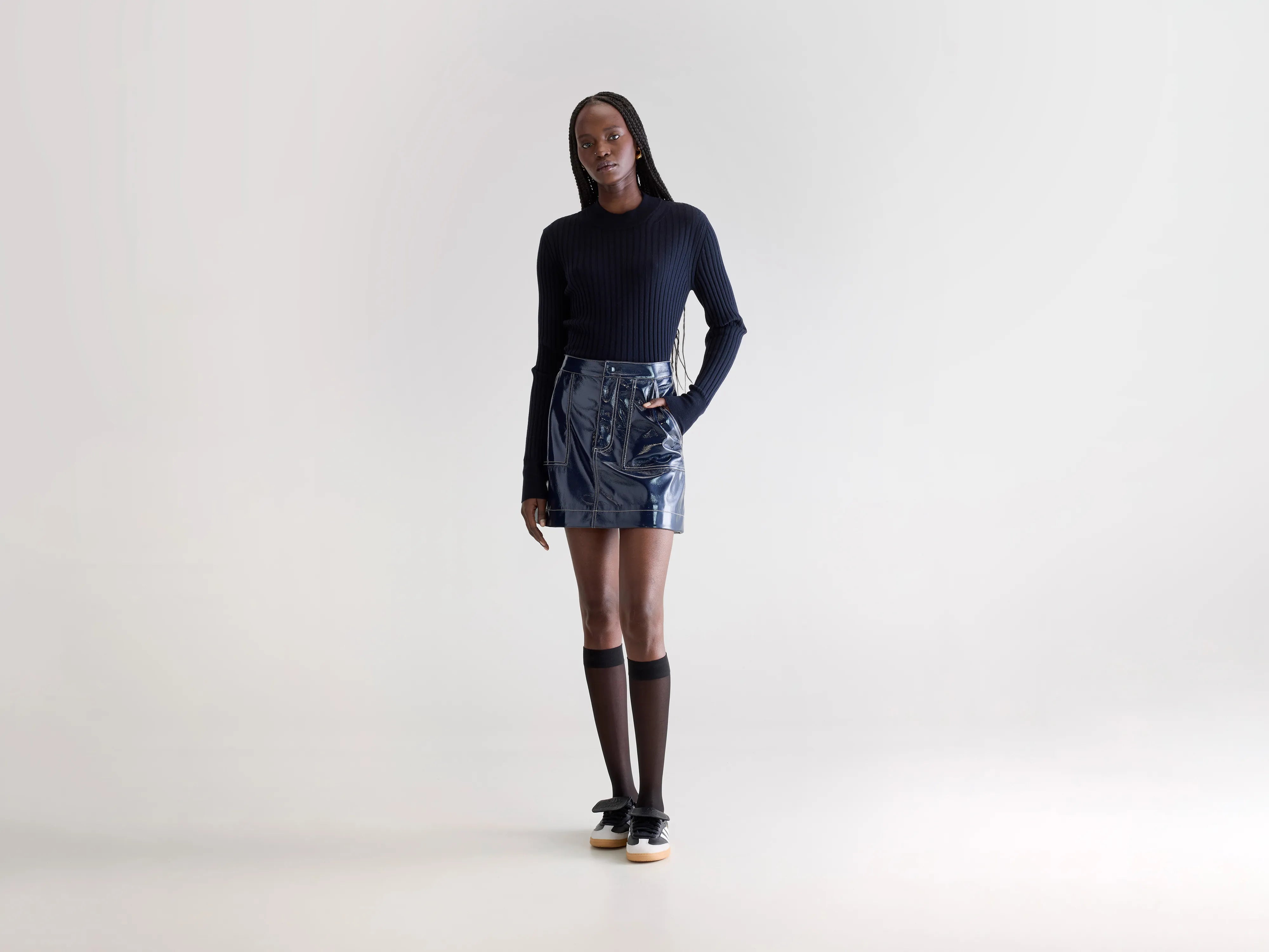 Mini-jupe Hayna (252 / W / CAPTAIN)