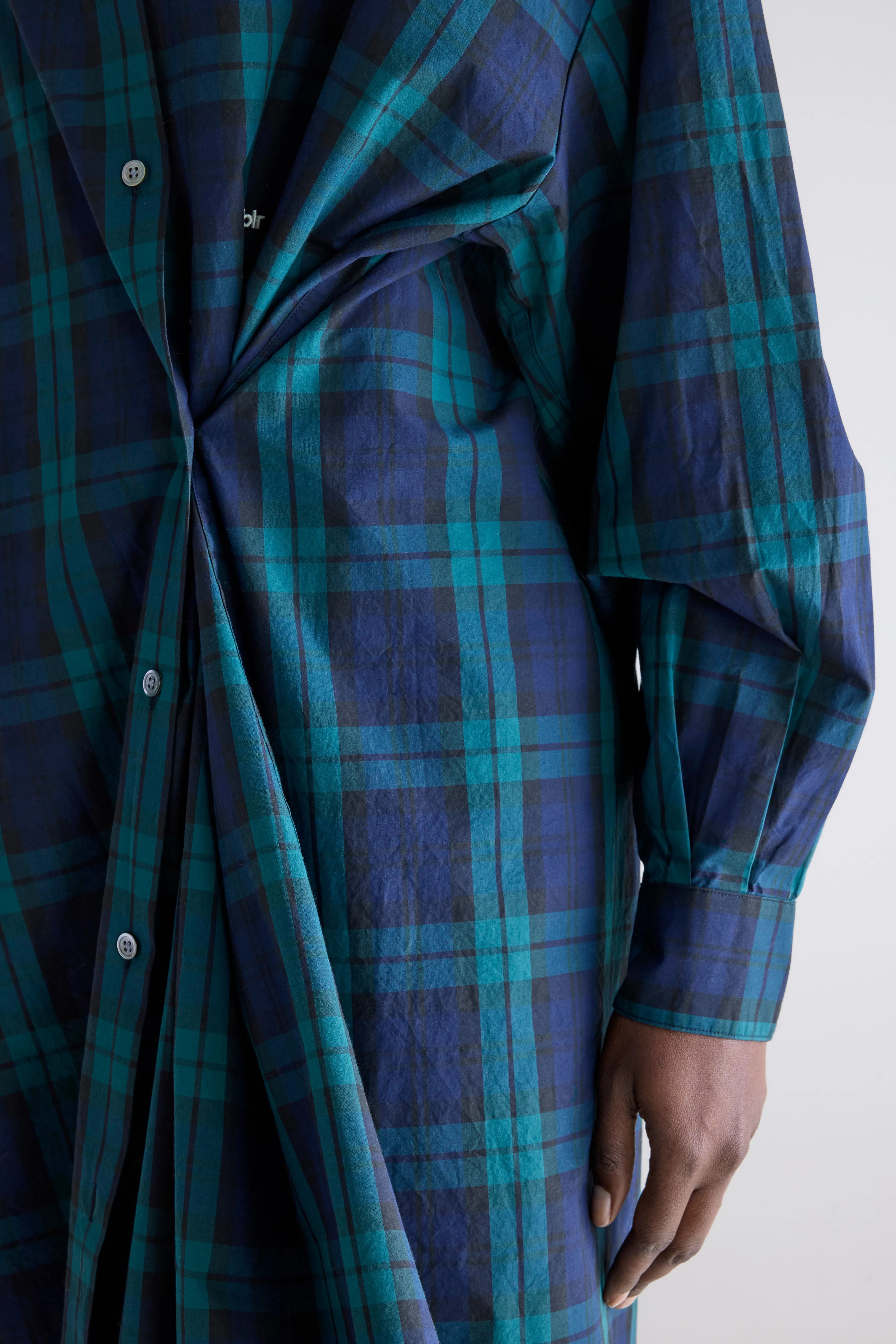 Grappa geruite hemdjurk  (252 / W / CHECK E)