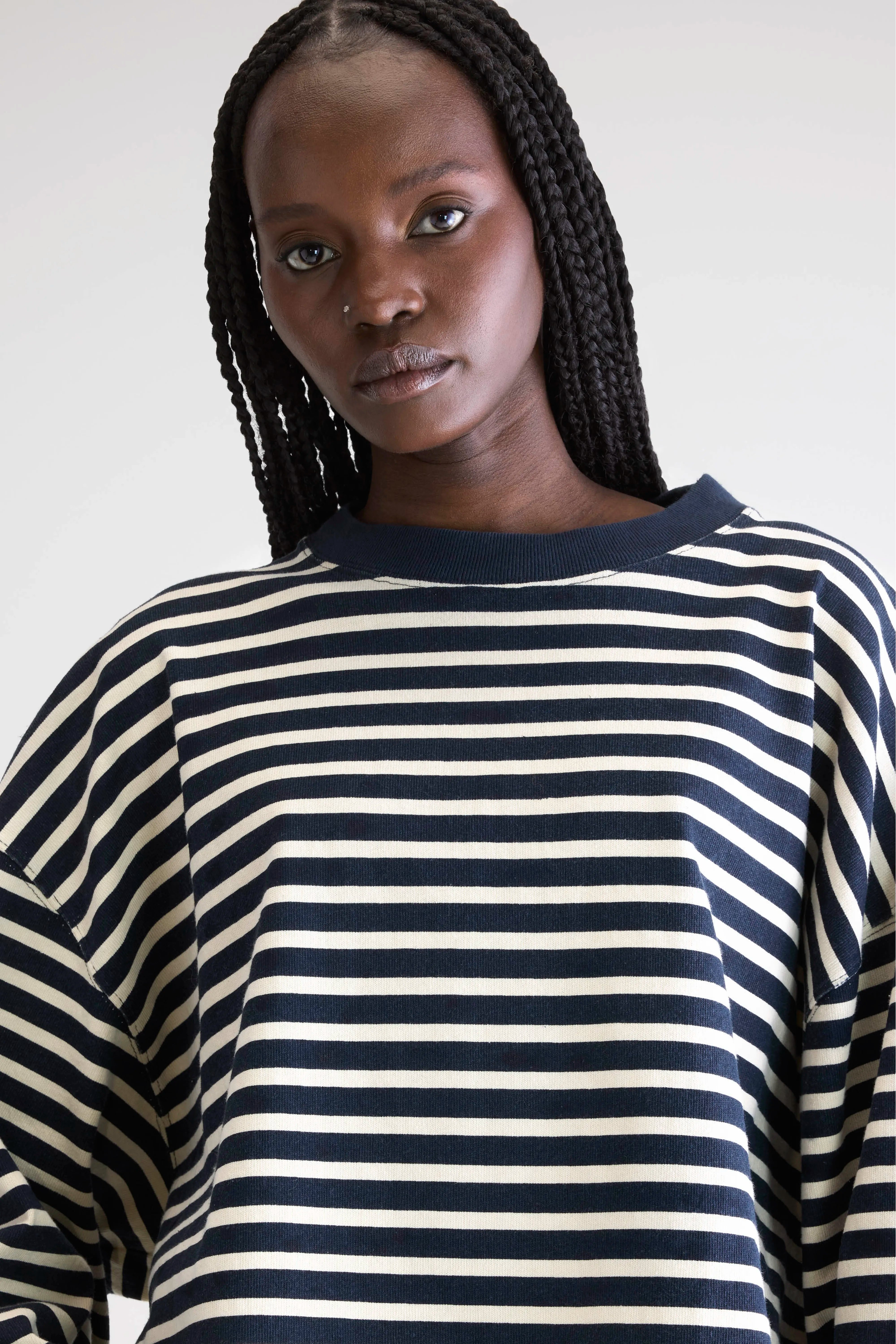 Franto t-shirt met lange mouwen (252 / W / STRIPE A)