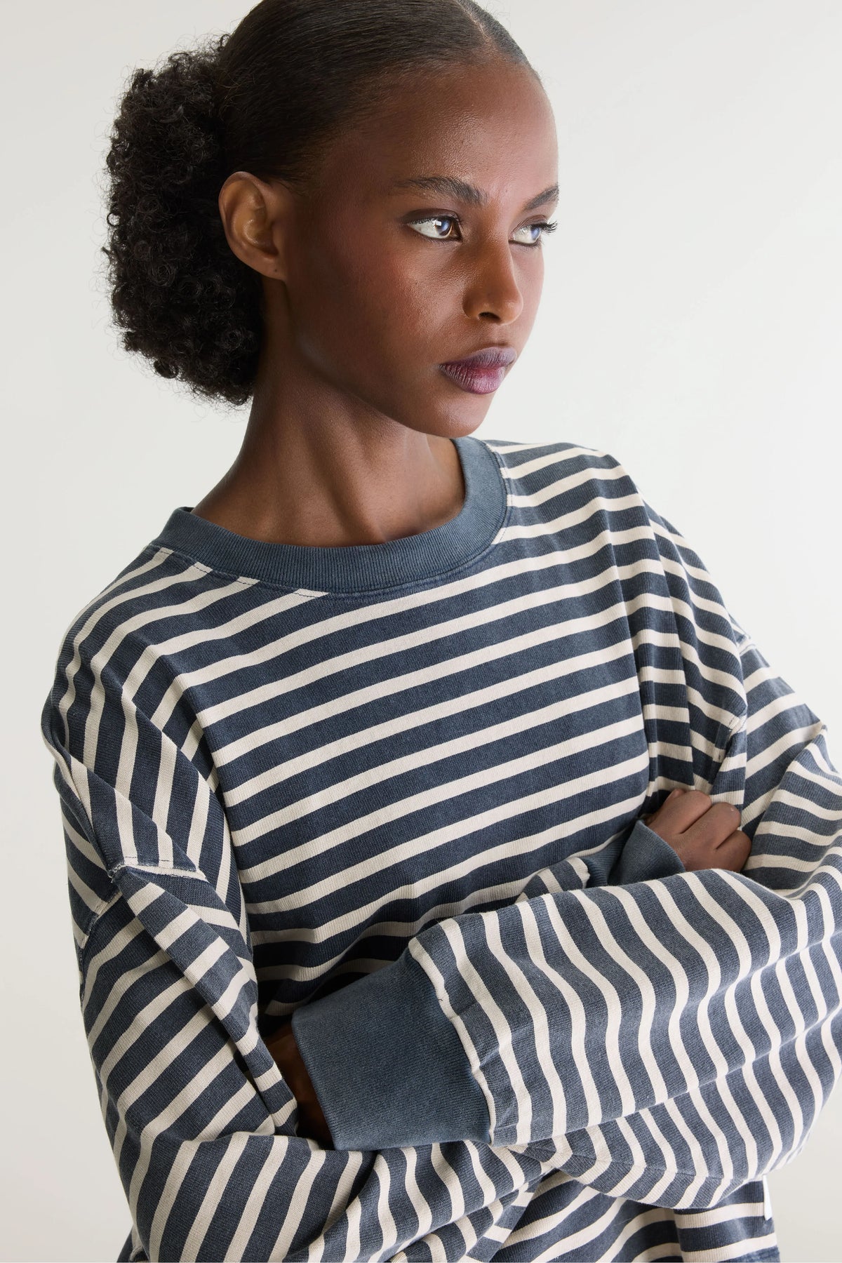 Franto t-shirt met lange mouwen (252 / W / STRIPE A)