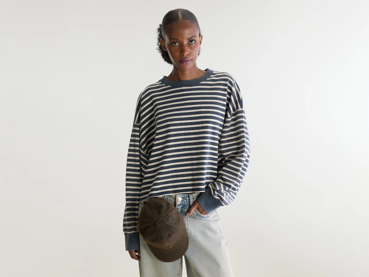 Franto t-shirt met lange mouwen (252 / W / STRIPE A)