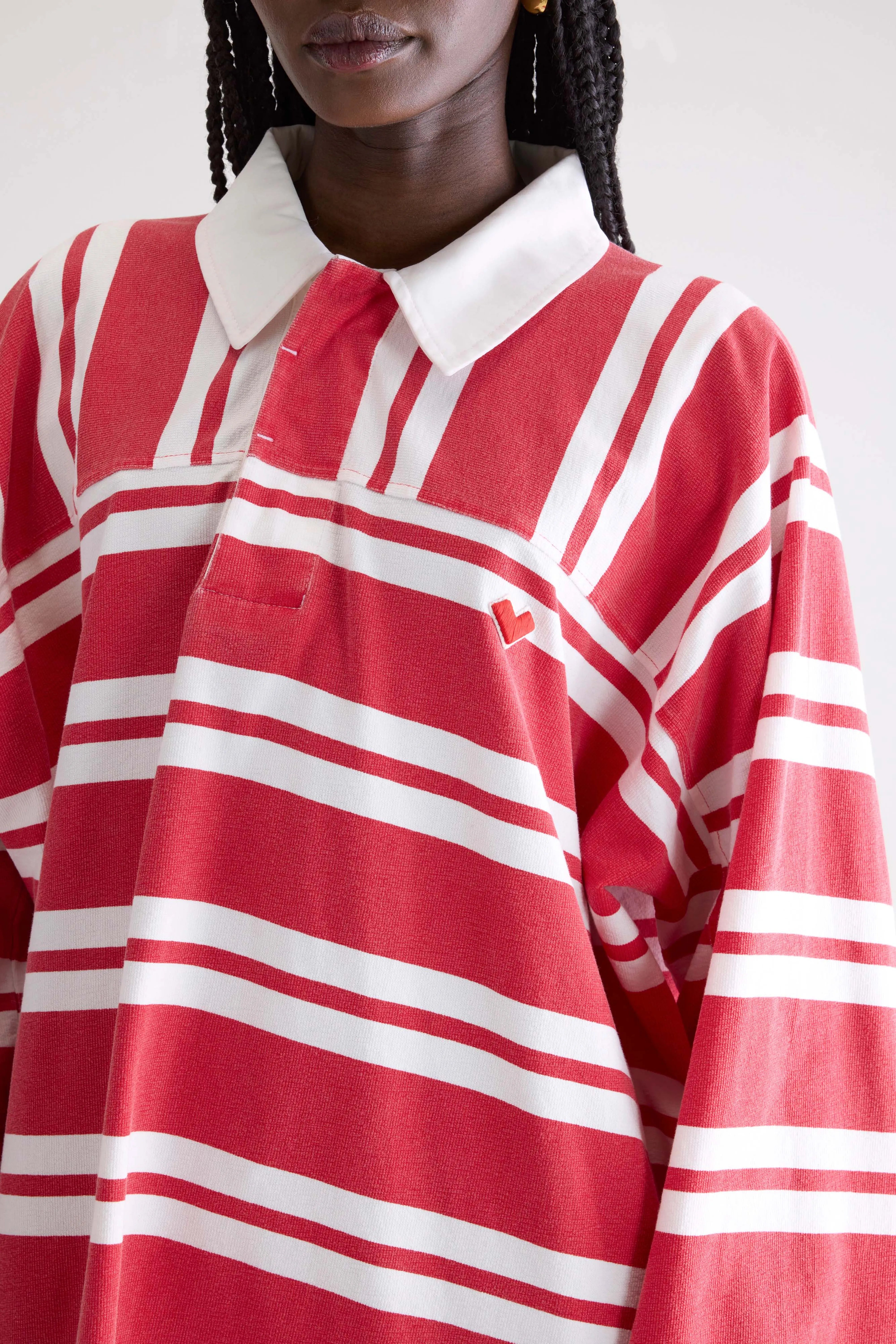 Foogy losse jurk (252 / W / STRIPE B)