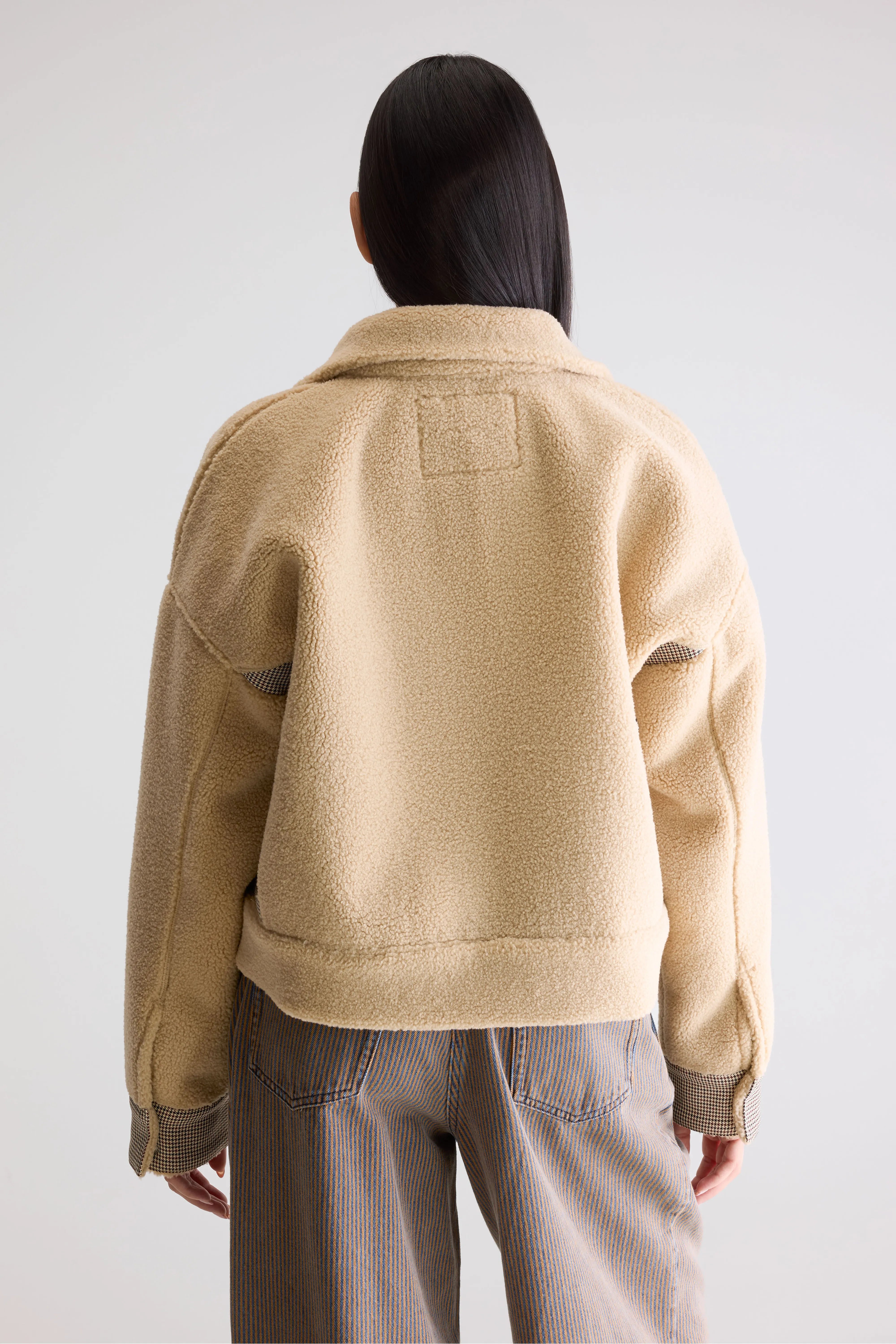 Veste teddy Alesha (252 / W / MACADAMIA)