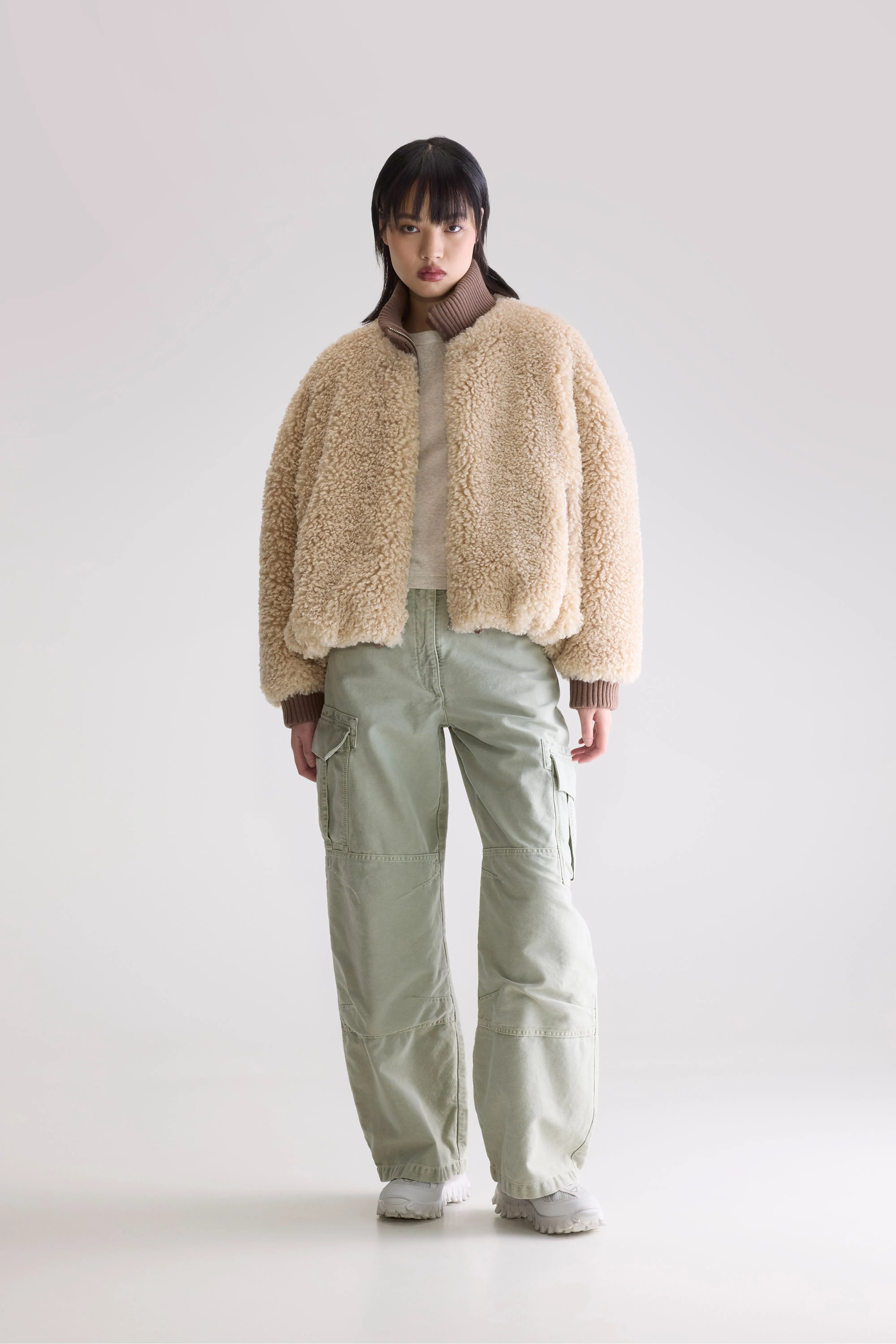 Jallis faux-fur jacket (252 / W / SWAN)