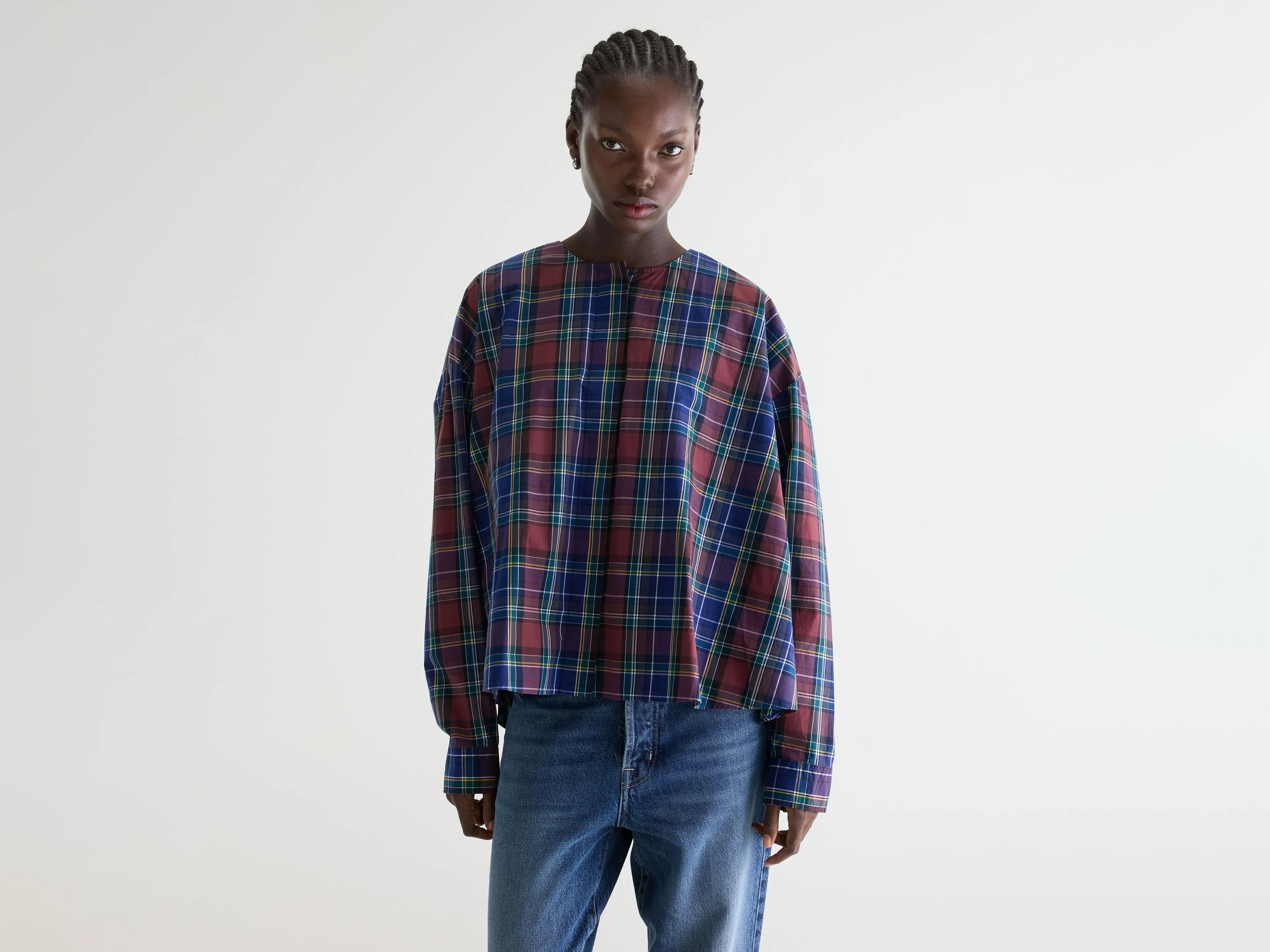 Galatea tartan shirt (252 / W / CHECK B)