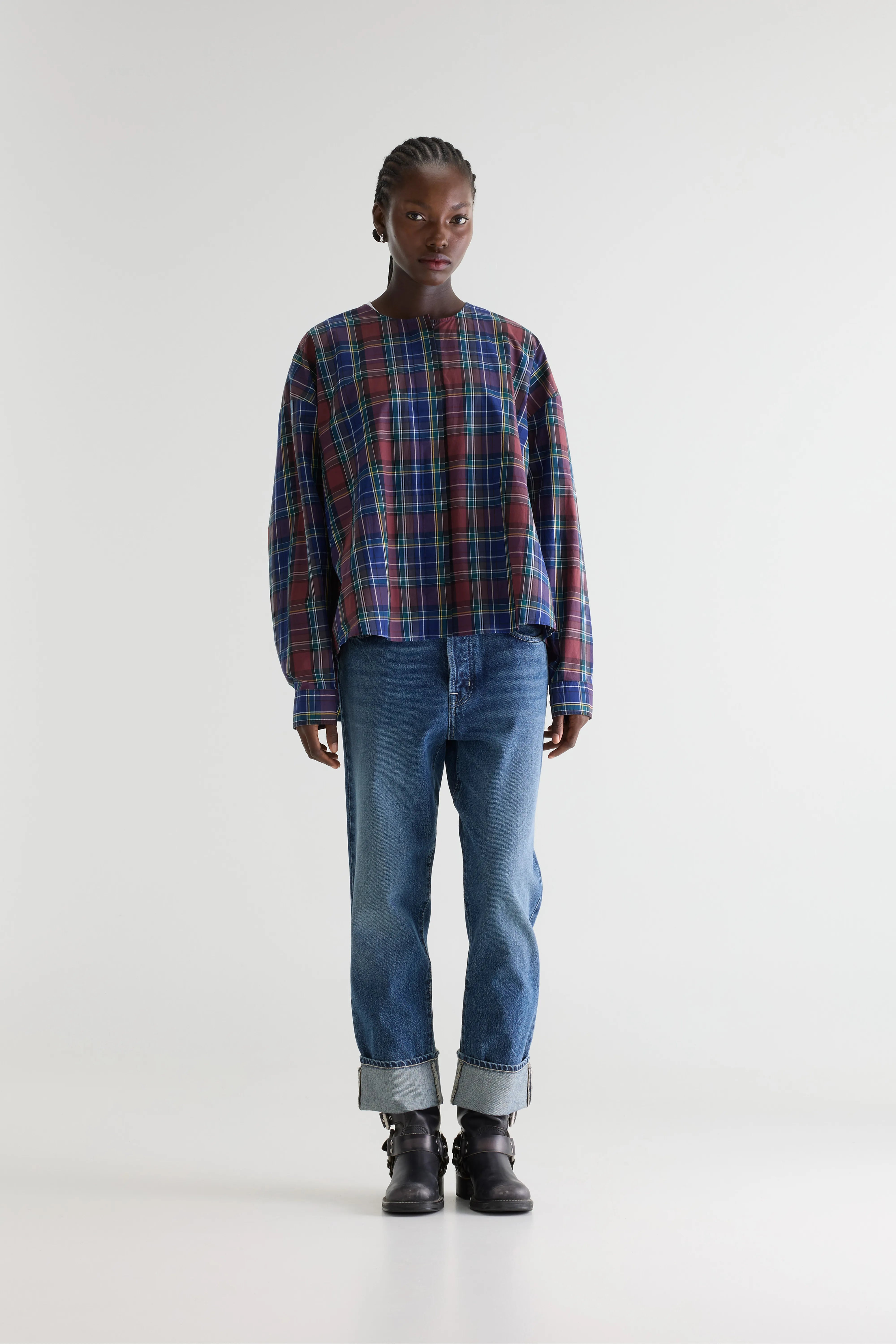 Galatea tartan shirt (252 / W / CHECK B)