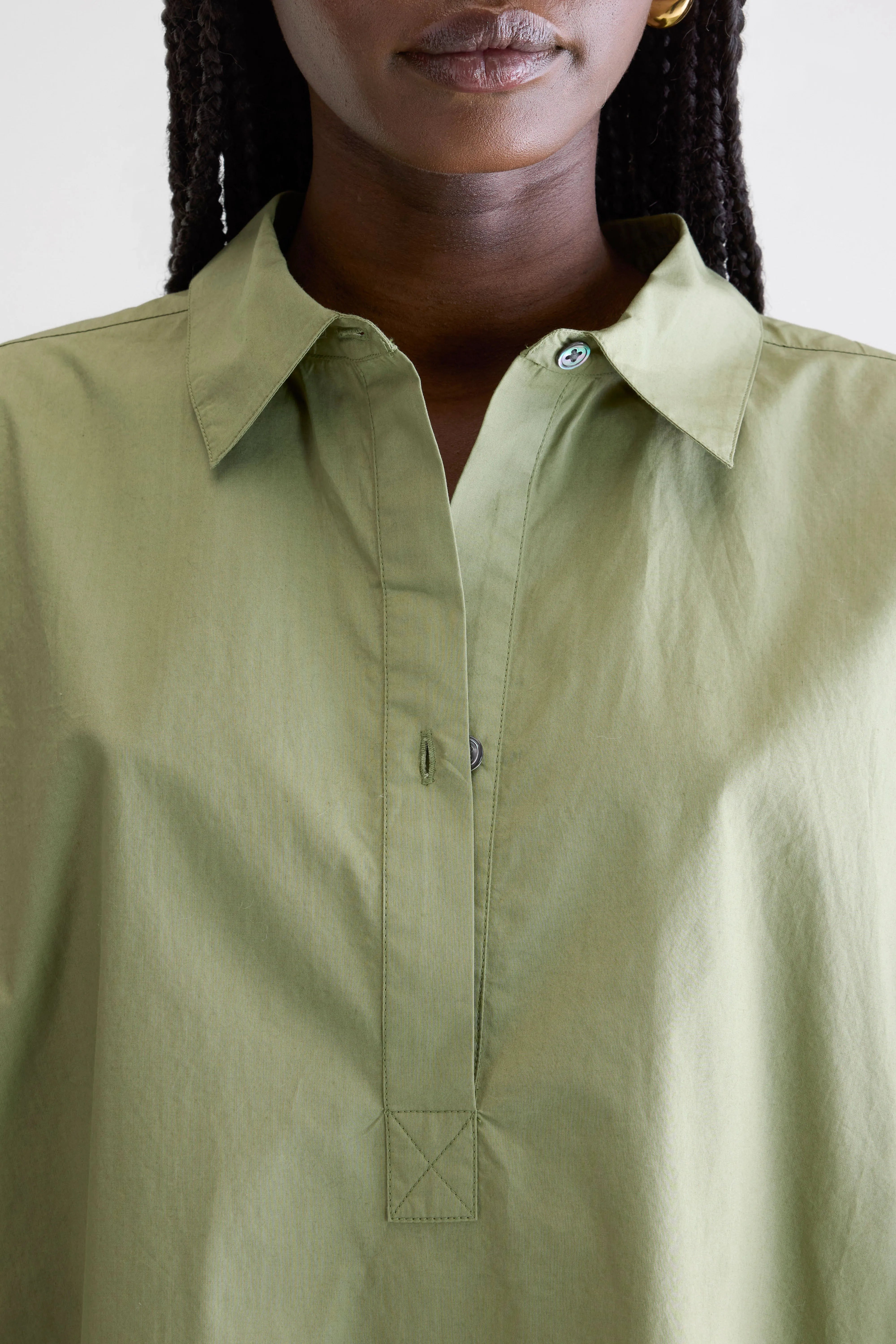 Cairn hemd met korte mouwen (252 / W / SAUGE)