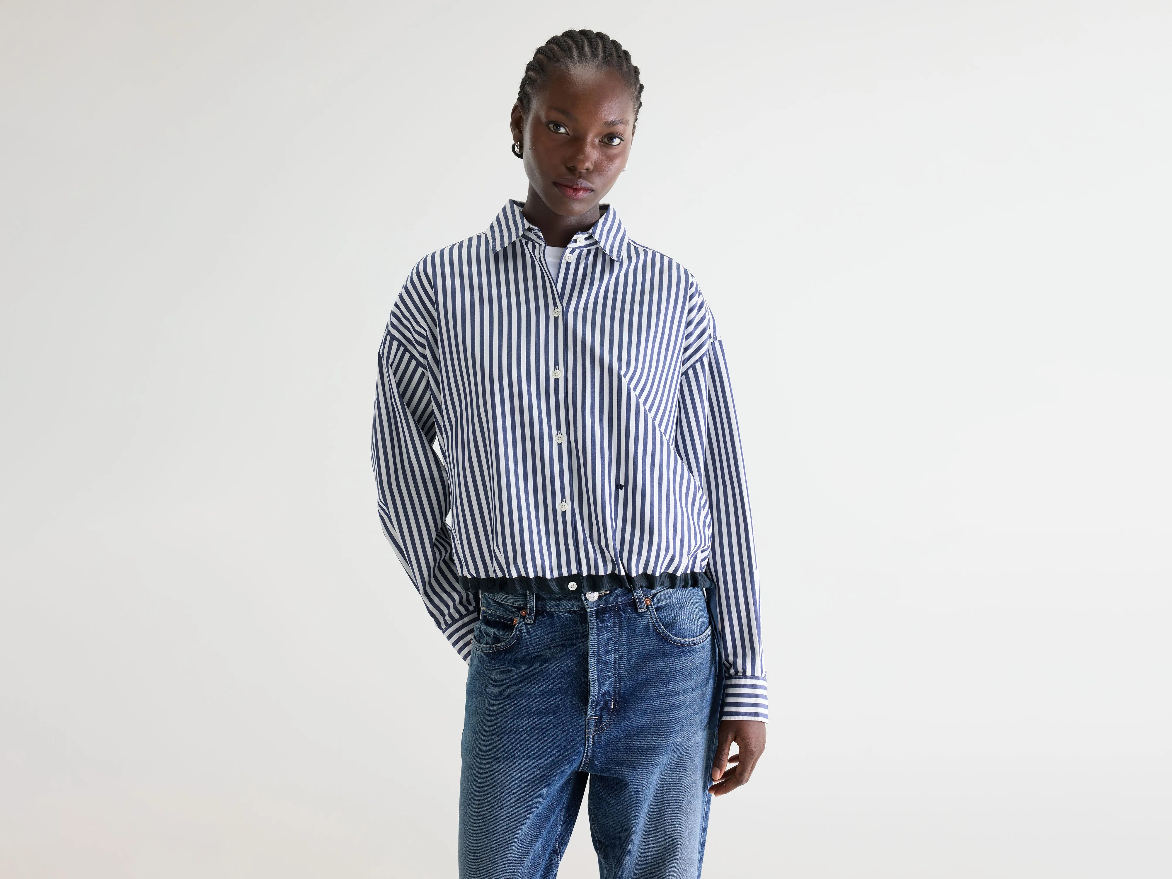 Glow verstelbaar hemd (252 / W / STRIPE Z)
