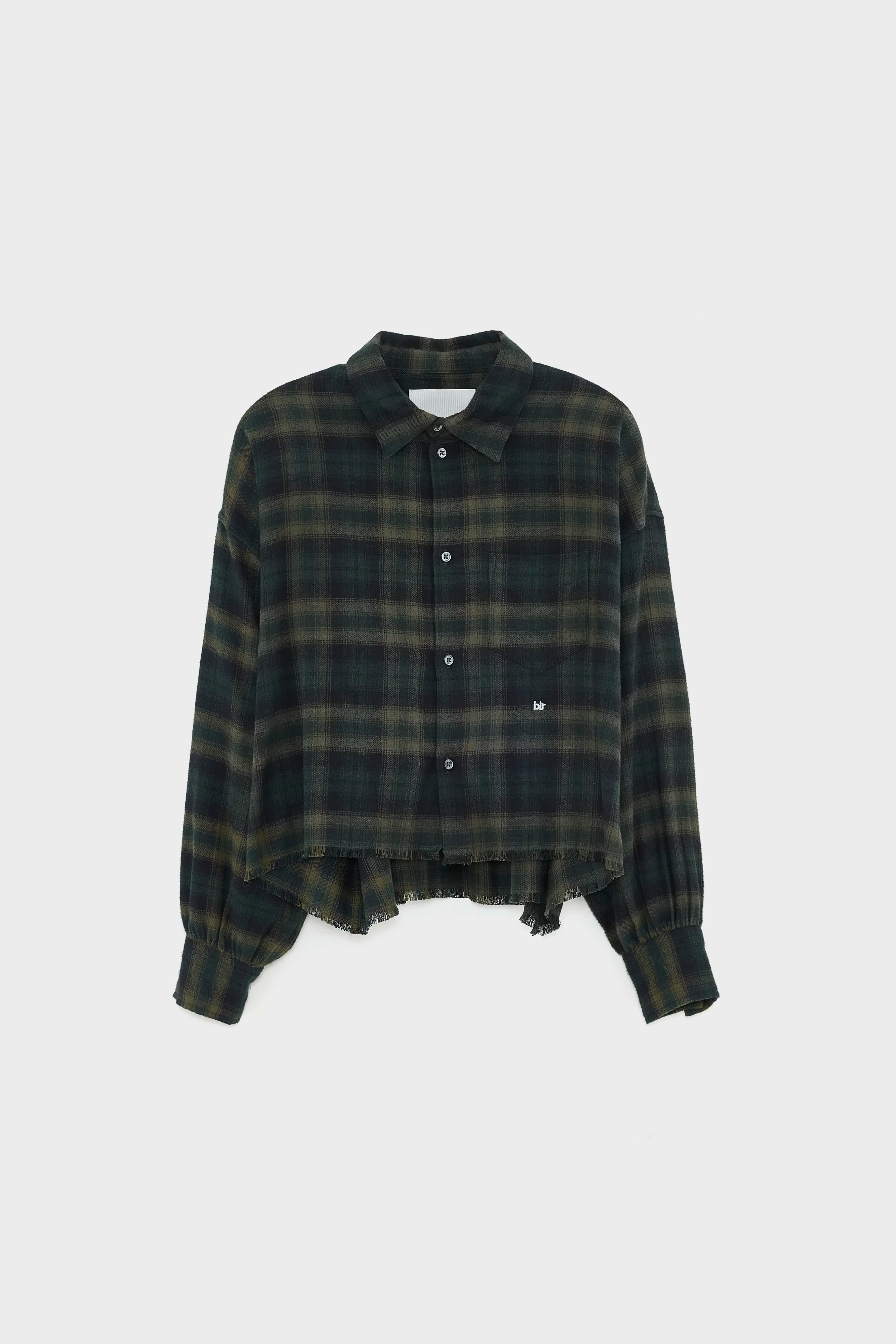 Kraft relaxed cropped hemd (252 / W / CHECK A)