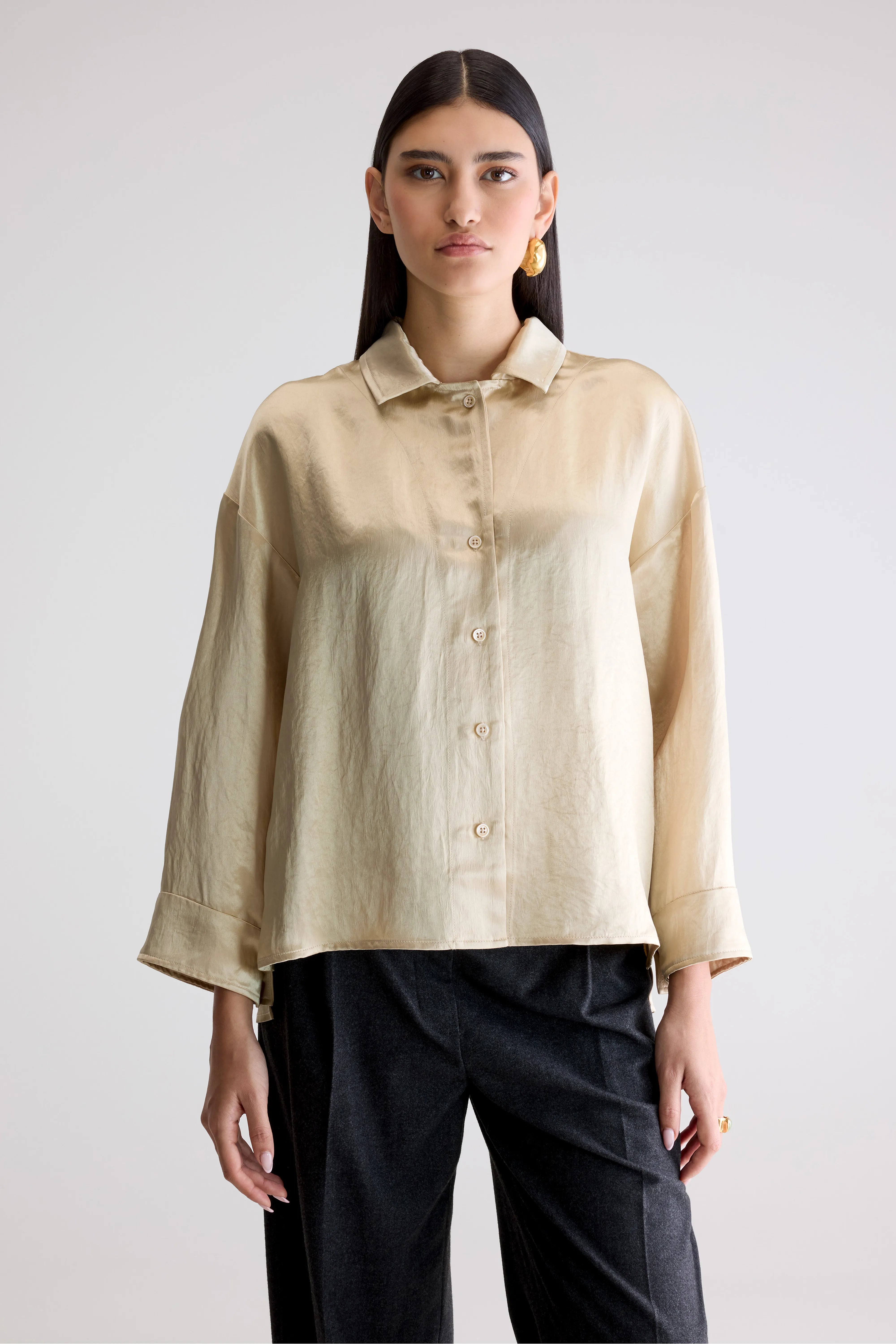 Seattle regular blouse (252 / W / IVORY)