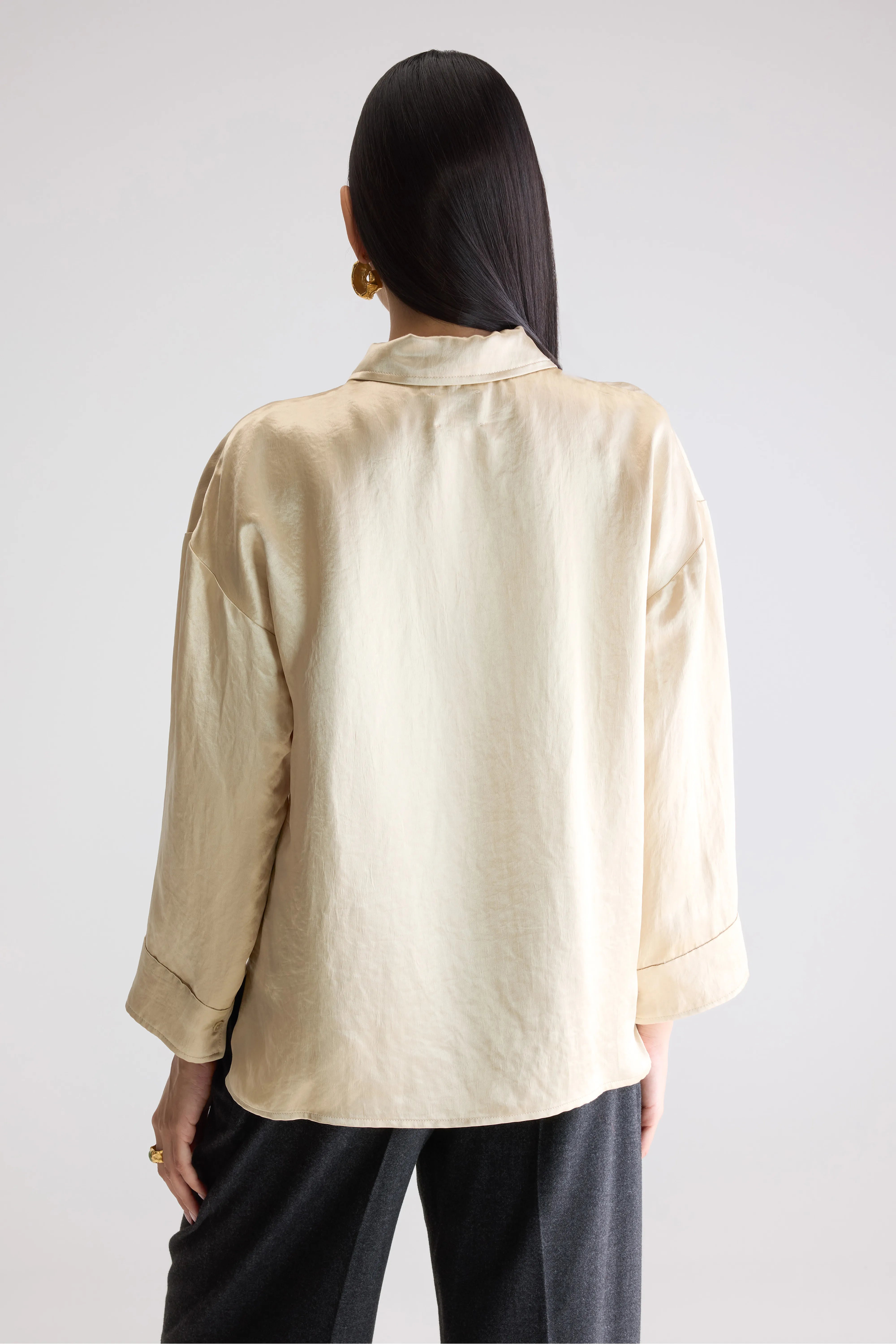 Seattle regular blouse (252 / W / IVORY)