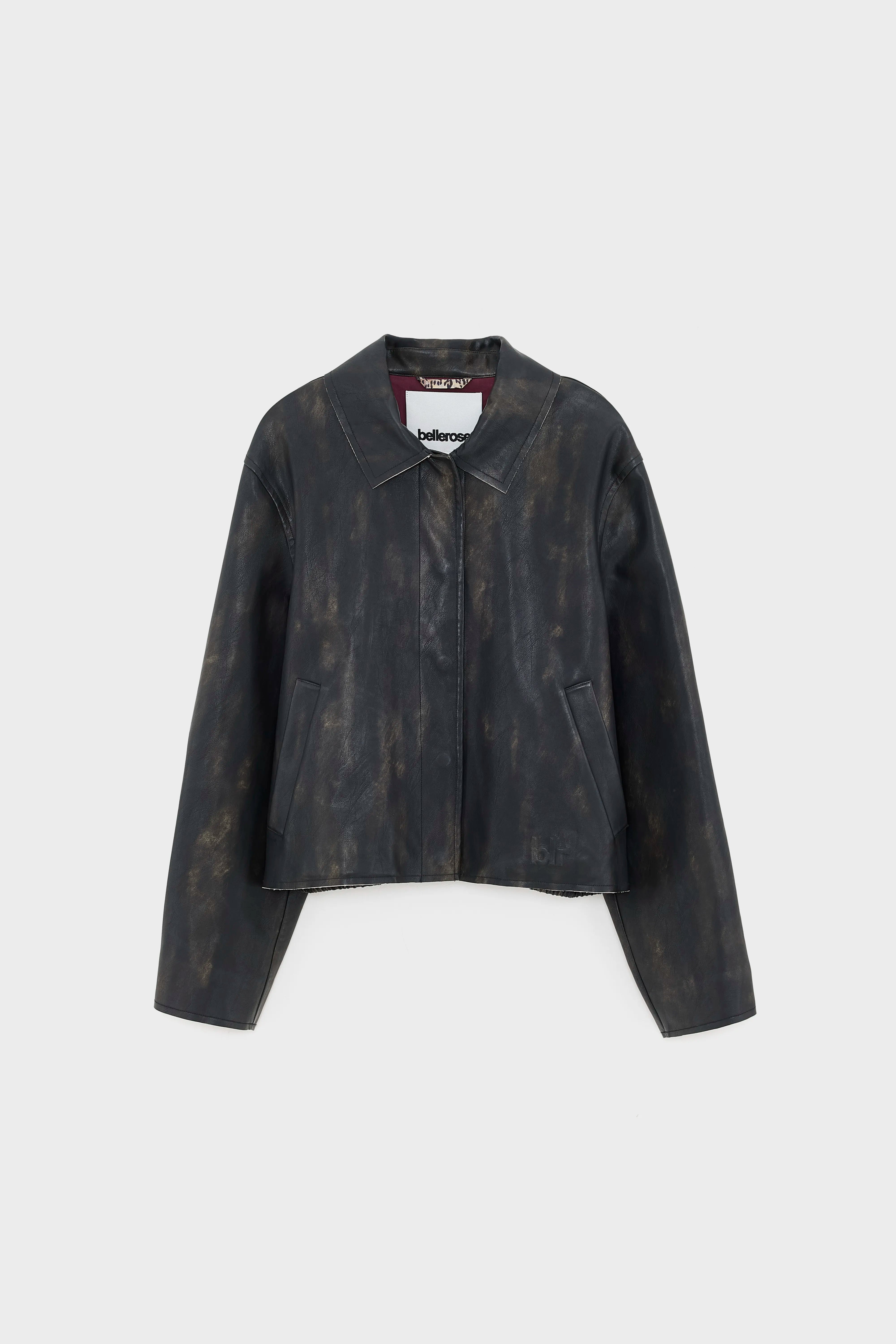Veste en simili-cuir Harred (252 / W / BLACK SAND)