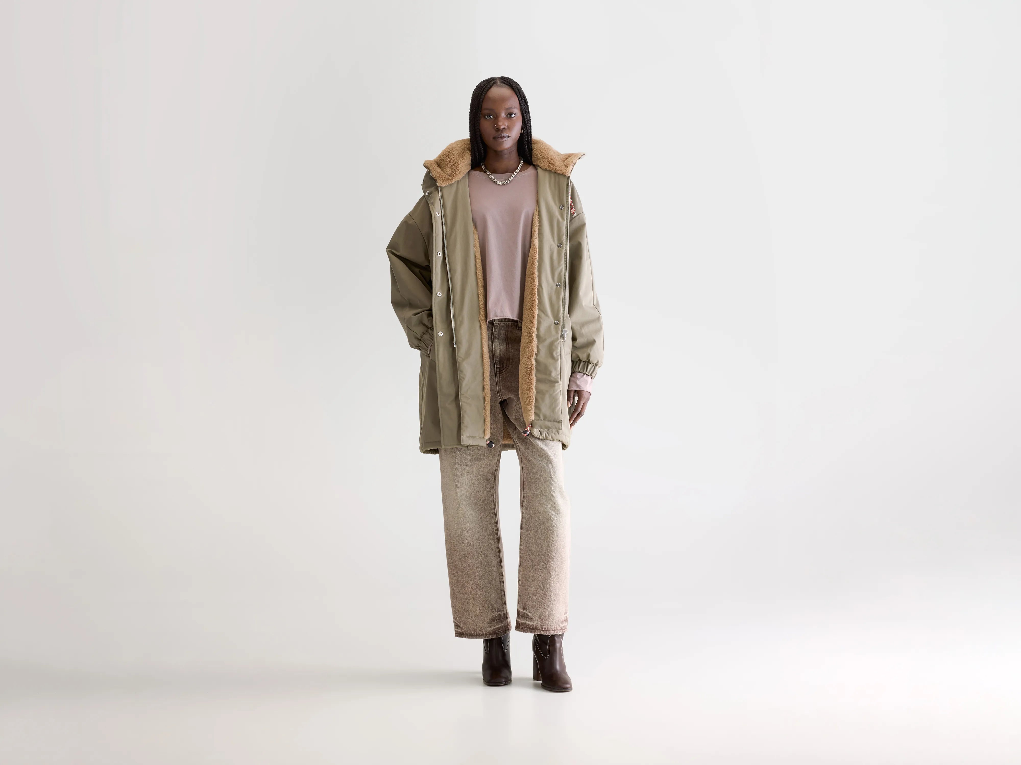 Parka à capuche Jade (252 / W / DUST)