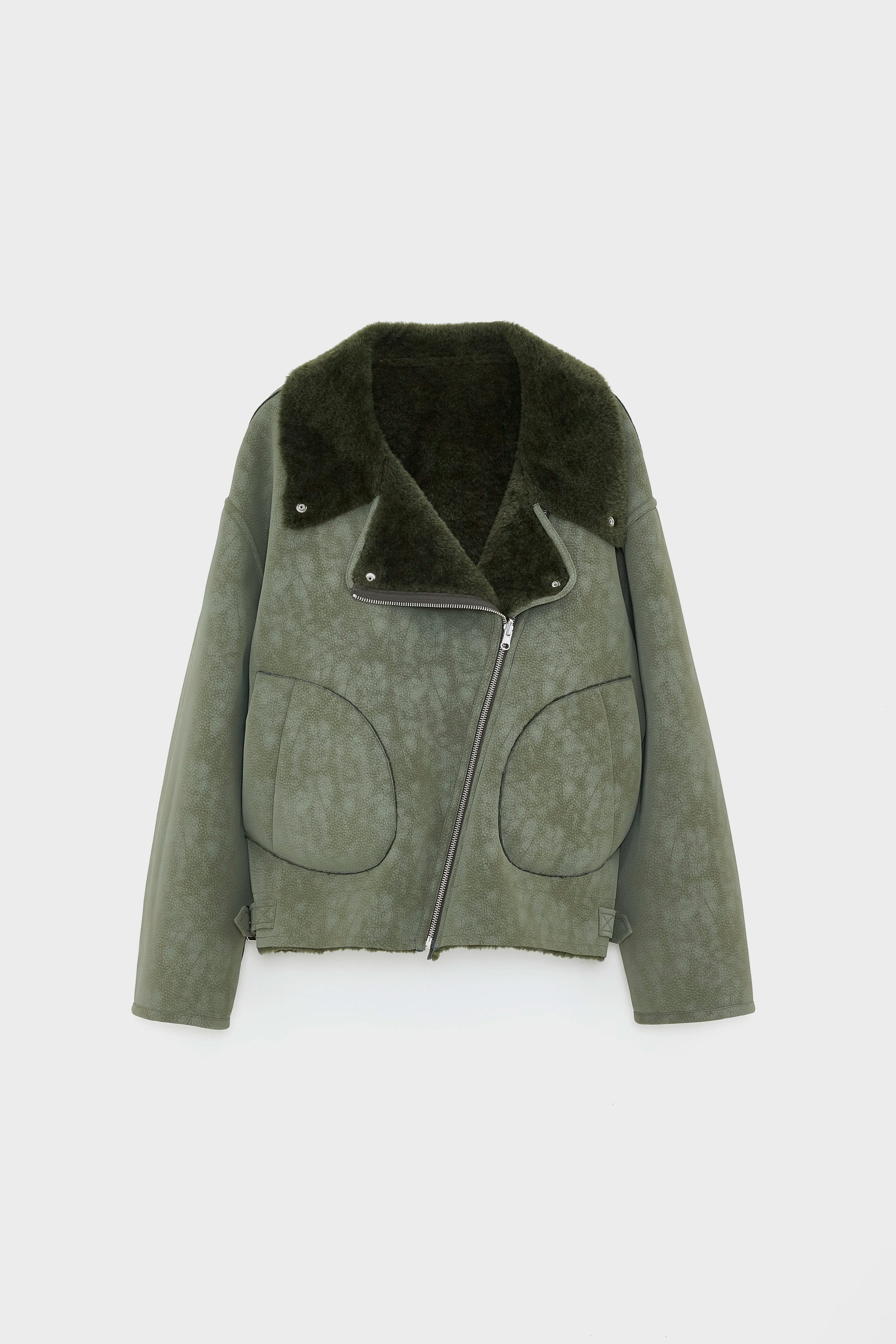 Hedwee biker jacket (252 / W / FOREST)