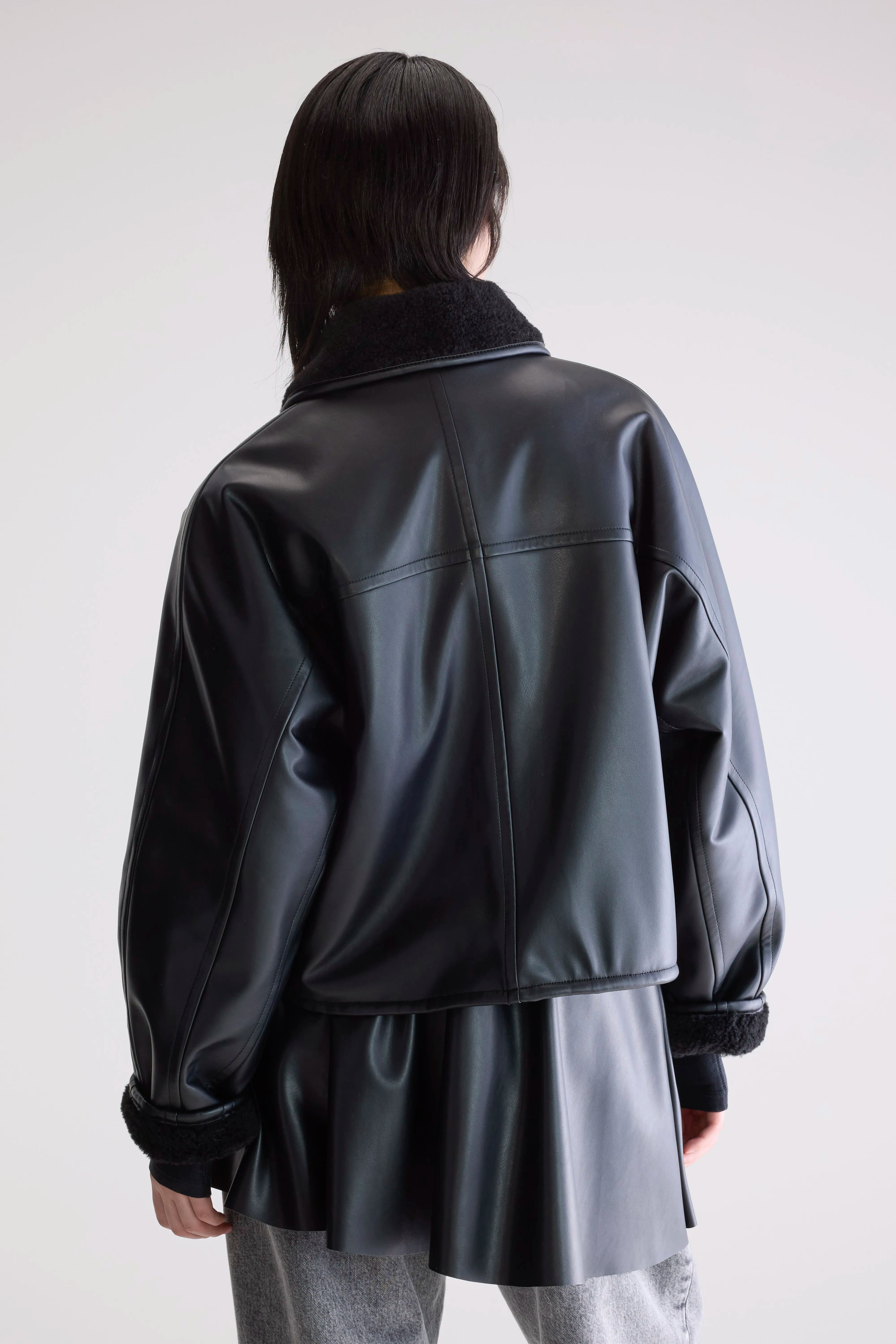 Veste en similicuir Josh (252 / W / BLACK)