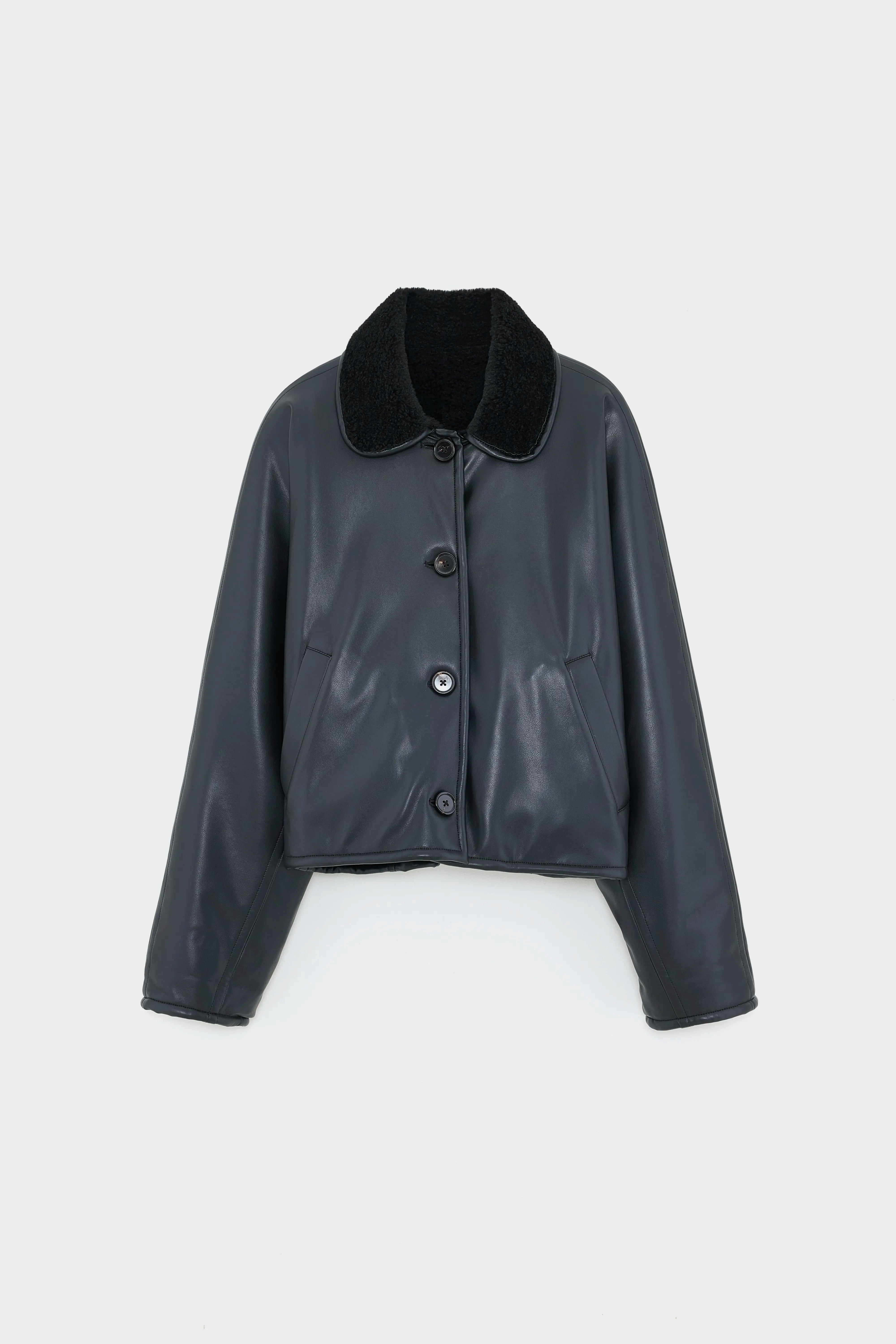 Veste en similicuir Josh (252 / W / BLACK)